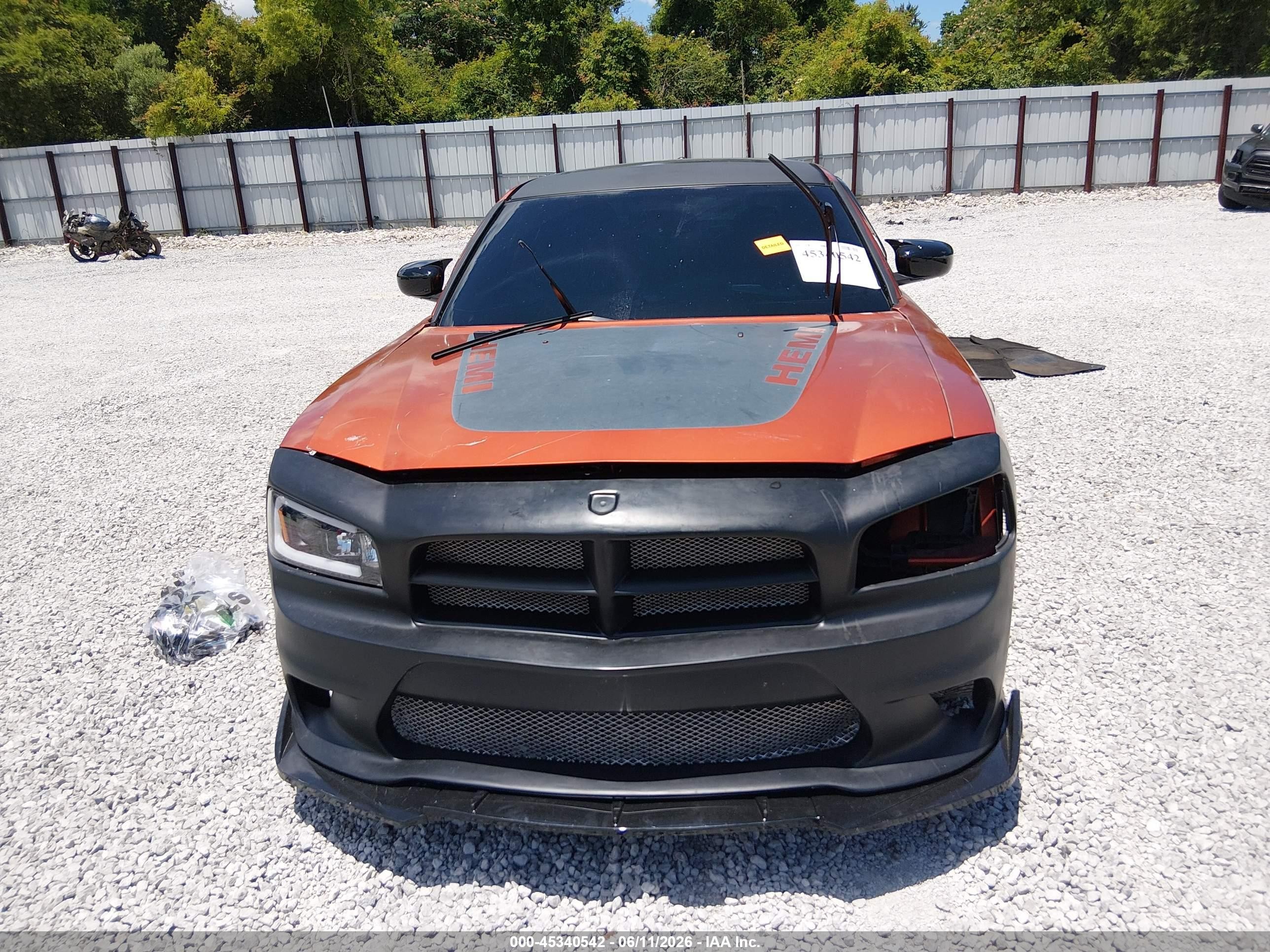 2006 Dodge Charger Rt Оранжевый vin: 2B3KA53H06H227540