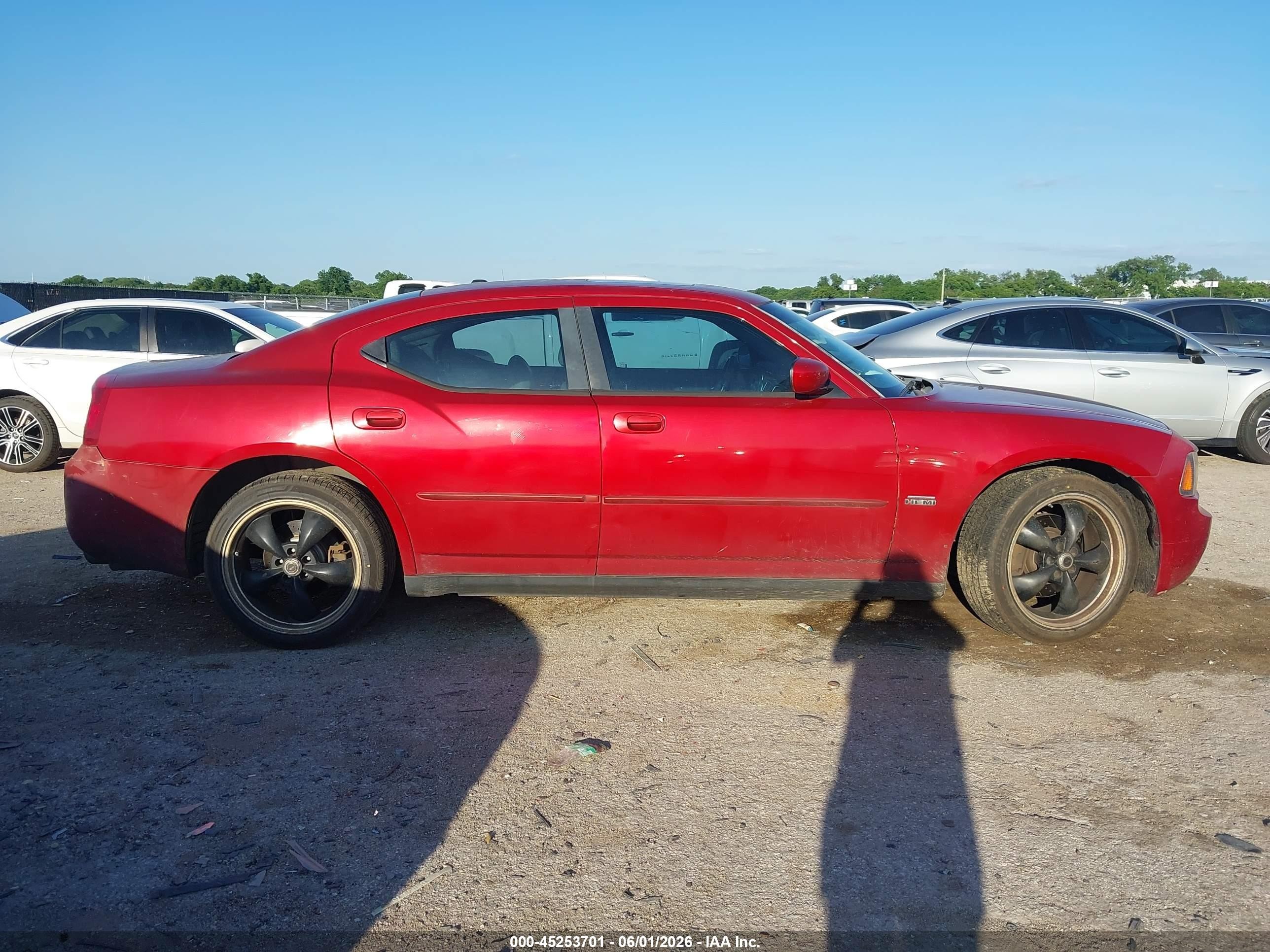 2007 Dodge Charger Rt Red vin: 2B3KA53H07H834295