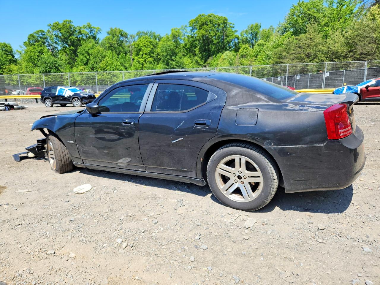 2007 Dodge Charger R Black vin: 2B3KA53H17H786399