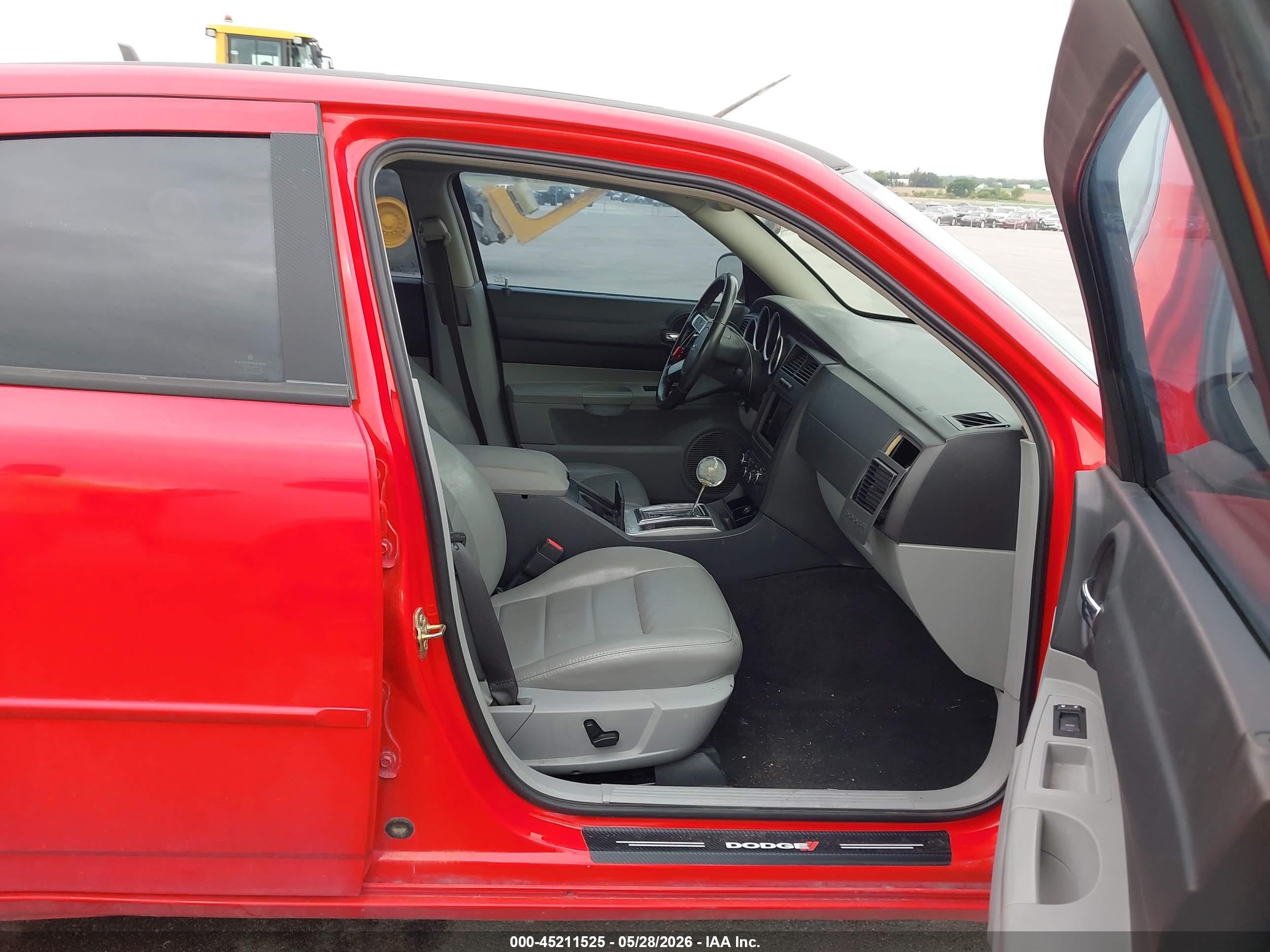 2007 Dodge Charger Rt Red vin: 2B3KA53H27H609599