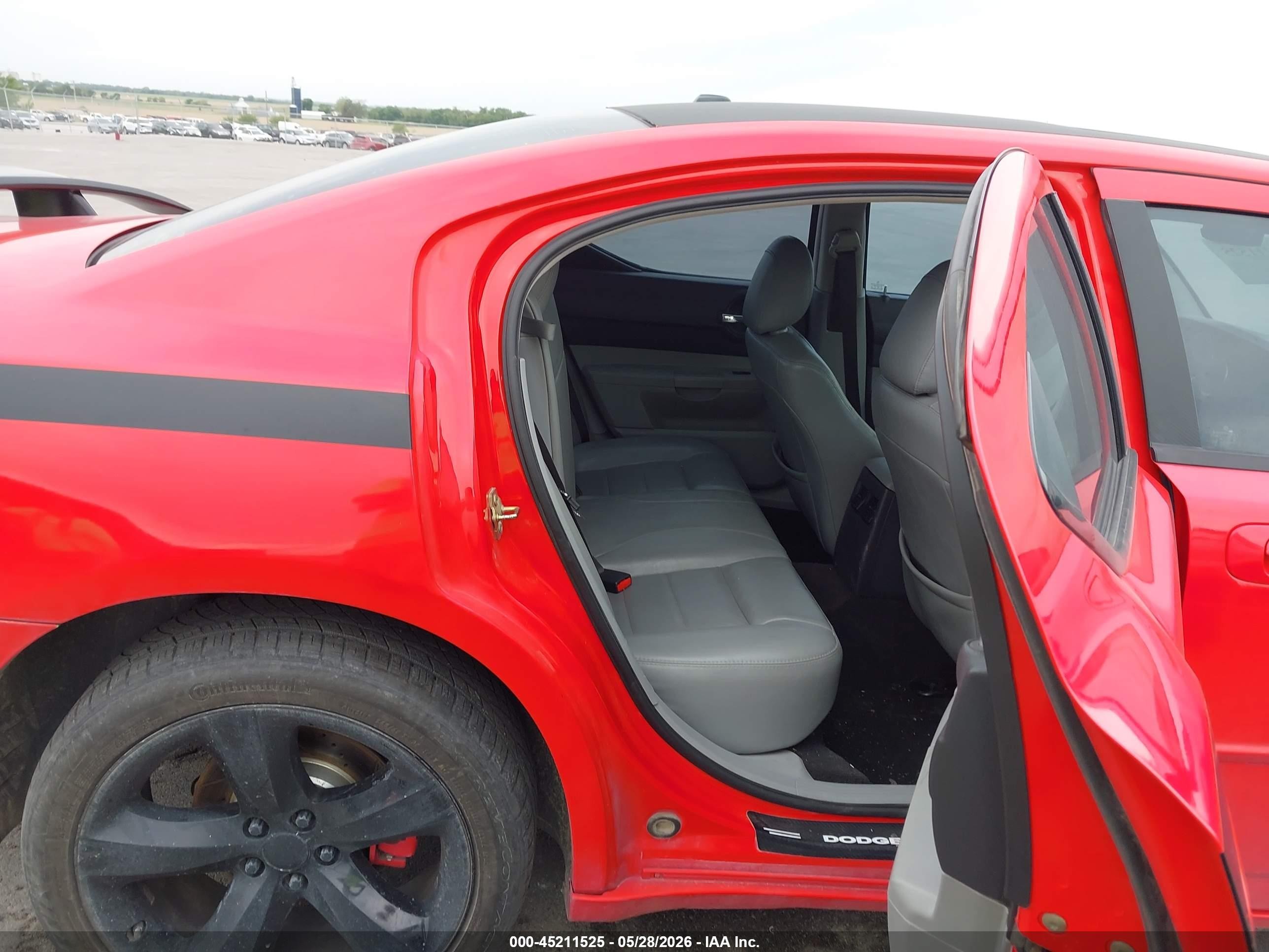 2007 Dodge Charger Rt Red vin: 2B3KA53H27H609599
