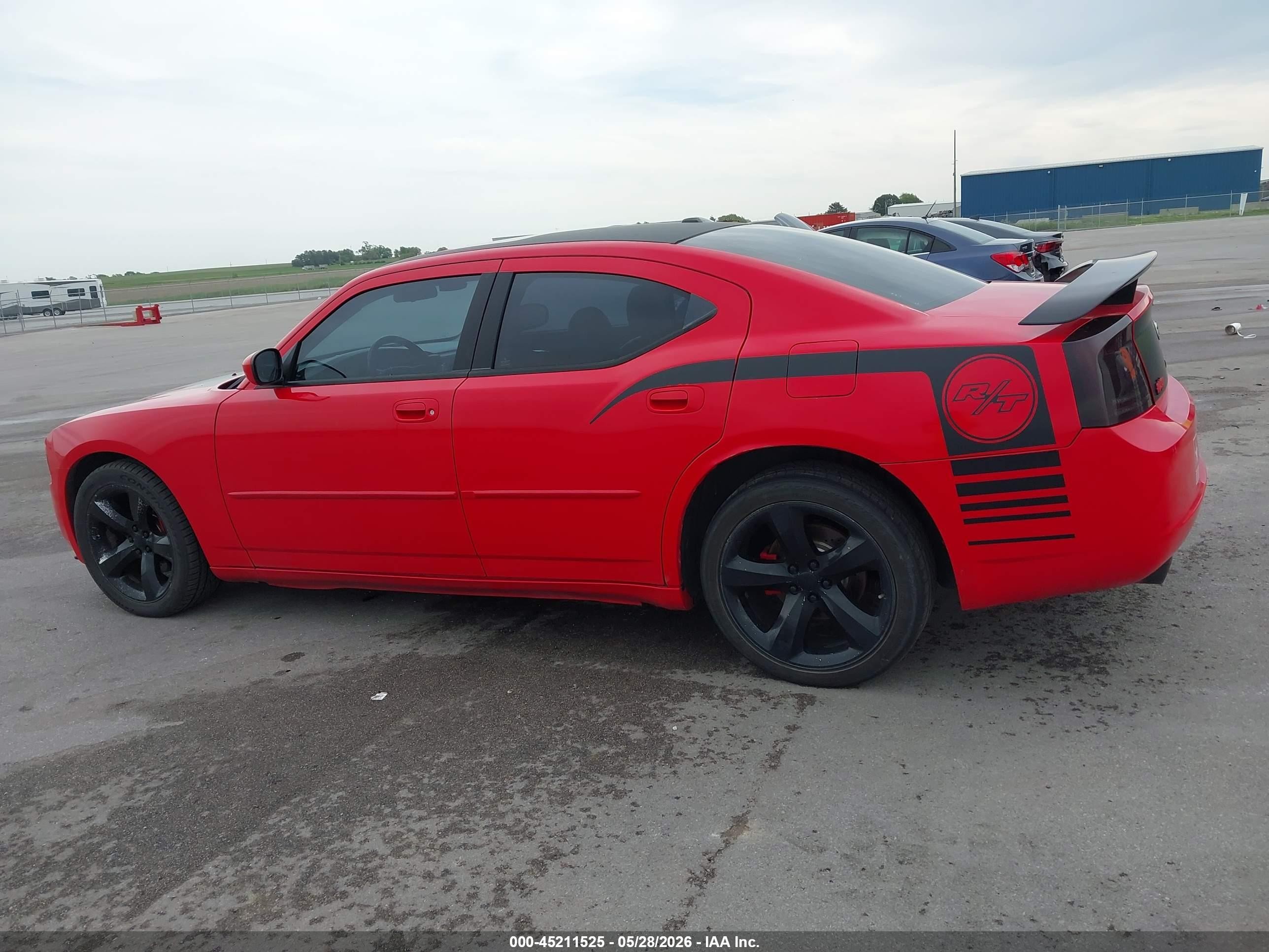 2007 Dodge Charger Rt Red vin: 2B3KA53H27H609599