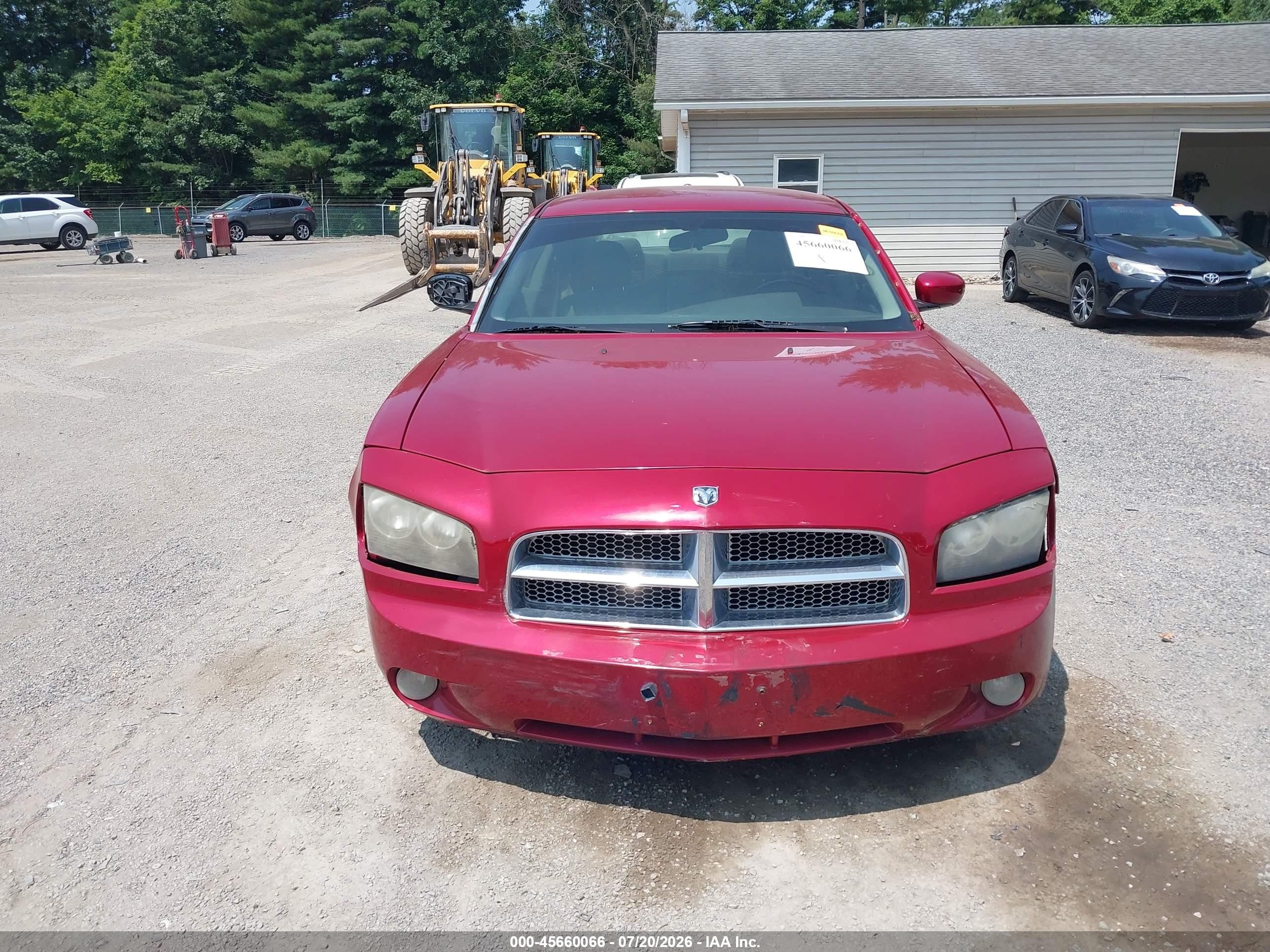 2006 Dodge Charger Rt Red vin: 2B3KA53H36H139565