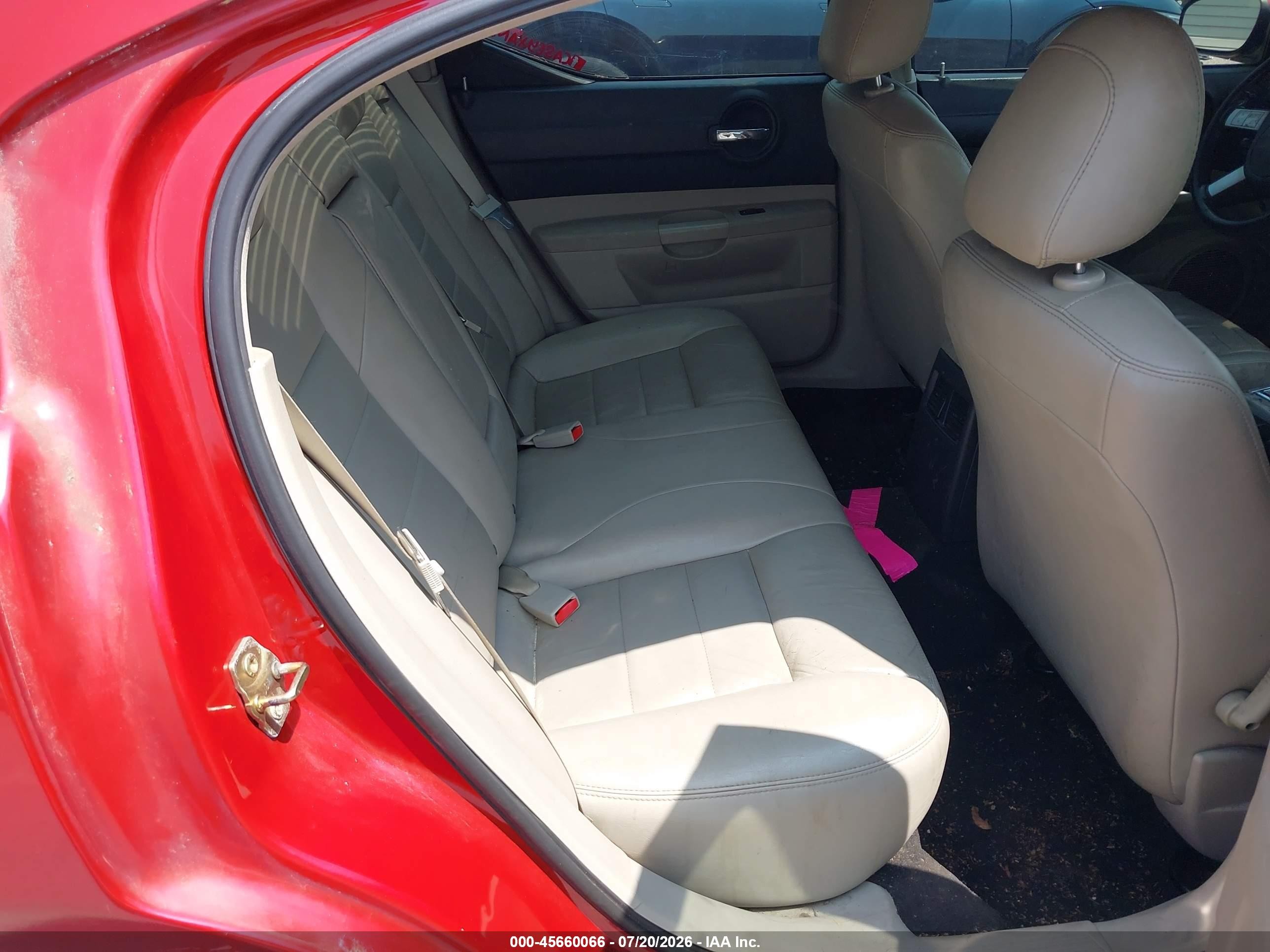 2006 Dodge Charger Rt Red vin: 2B3KA53H36H139565