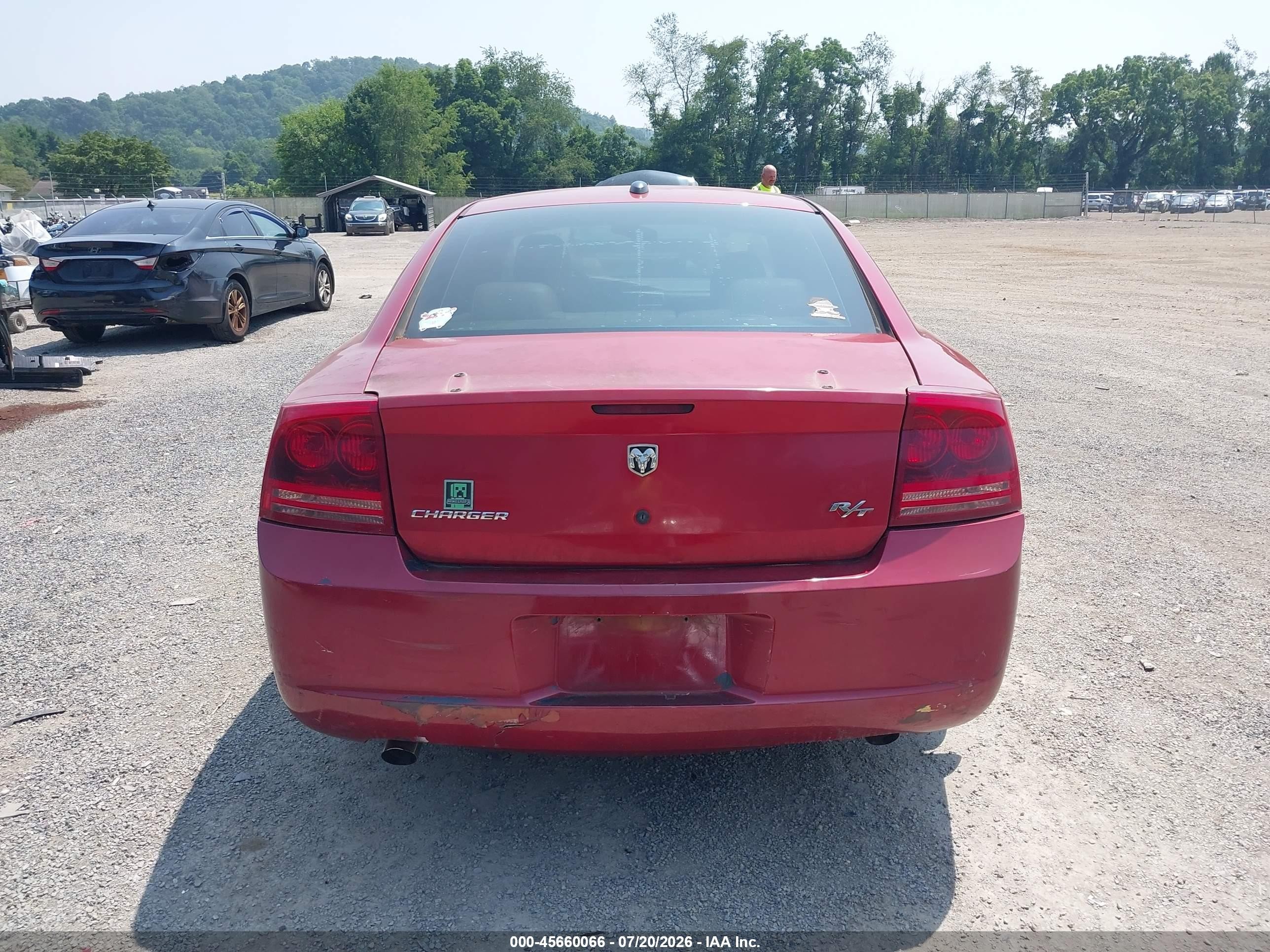 2006 Dodge Charger Rt Red vin: 2B3KA53H36H139565