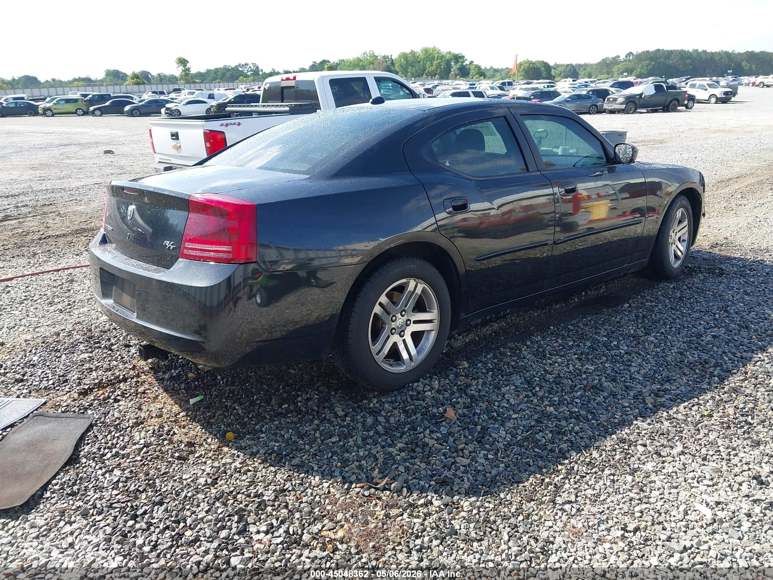 2006 Dodge Charger Rt Black vin: 2B3KA53H46H191951