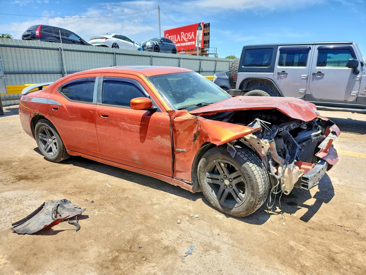 2006 Dodge Charger R Orange vin: 2B3KA53H46H195076