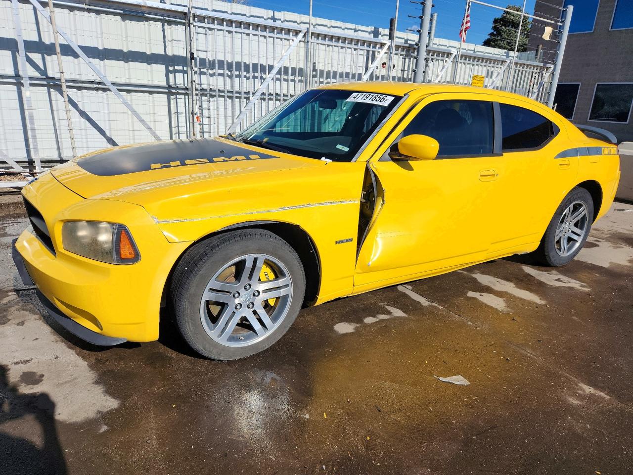 2006 Dodge Charger R Yellow vin: 2B3KA53H46H347941