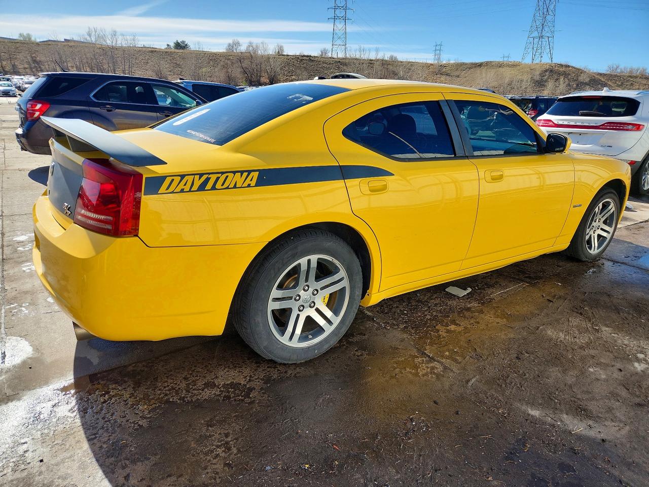 2006 Dodge Charger R Yellow vin: 2B3KA53H46H347941