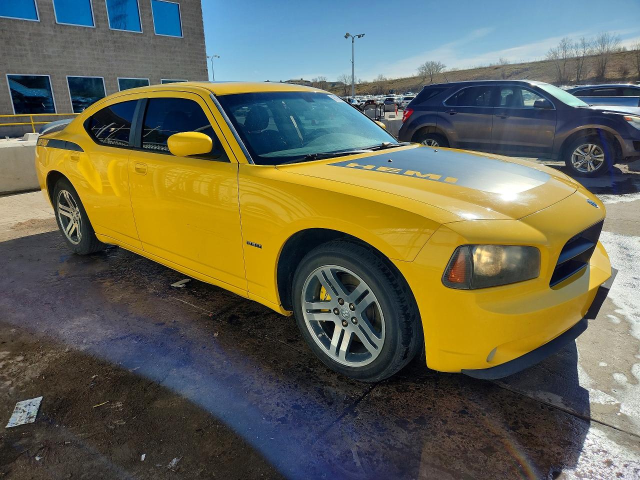 2006 Dodge Charger R Yellow vin: 2B3KA53H46H347941