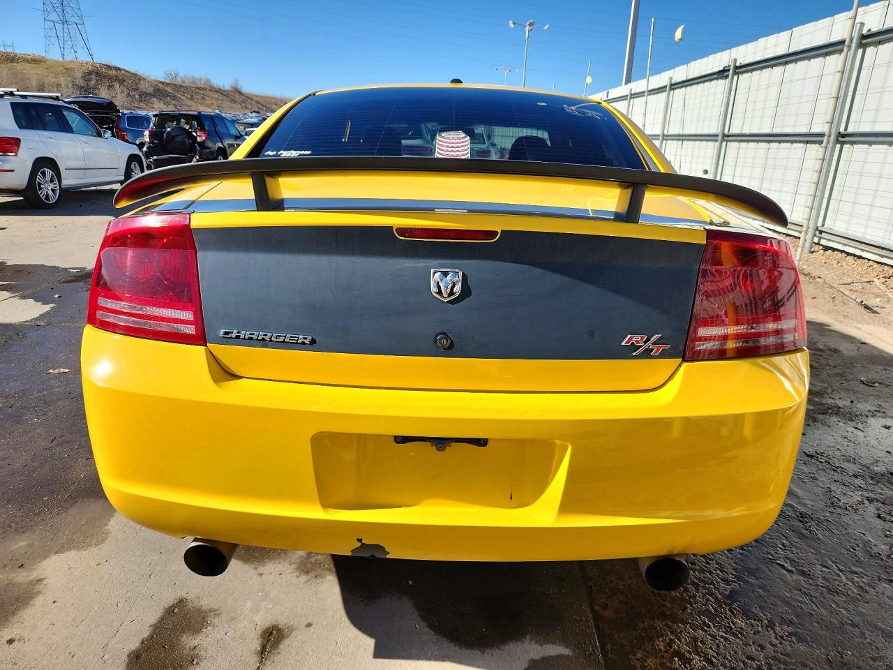 2006 Dodge Charger R Yellow vin: 2B3KA53H46H347941