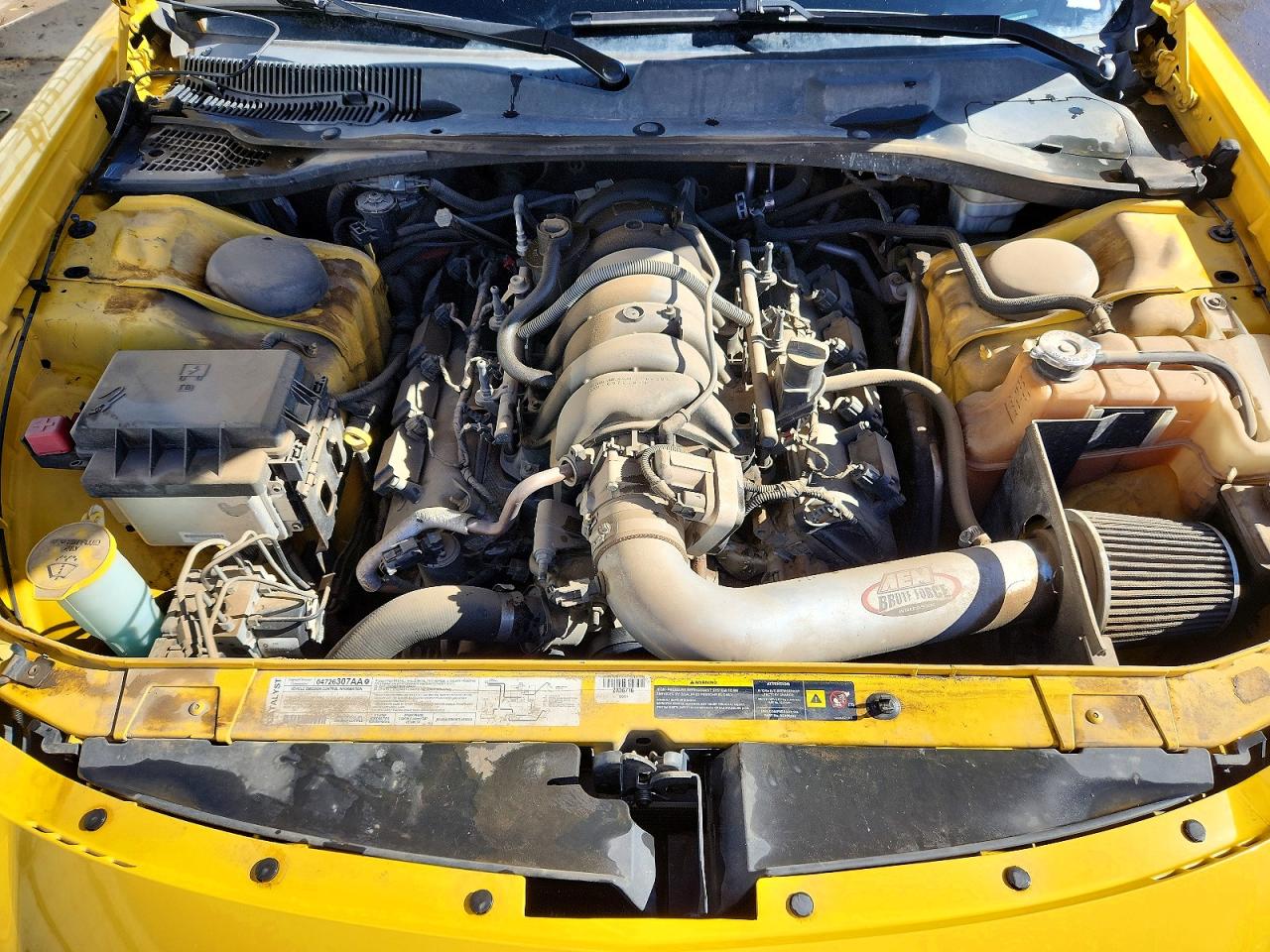 2006 Dodge Charger R Yellow vin: 2B3KA53H46H347941
