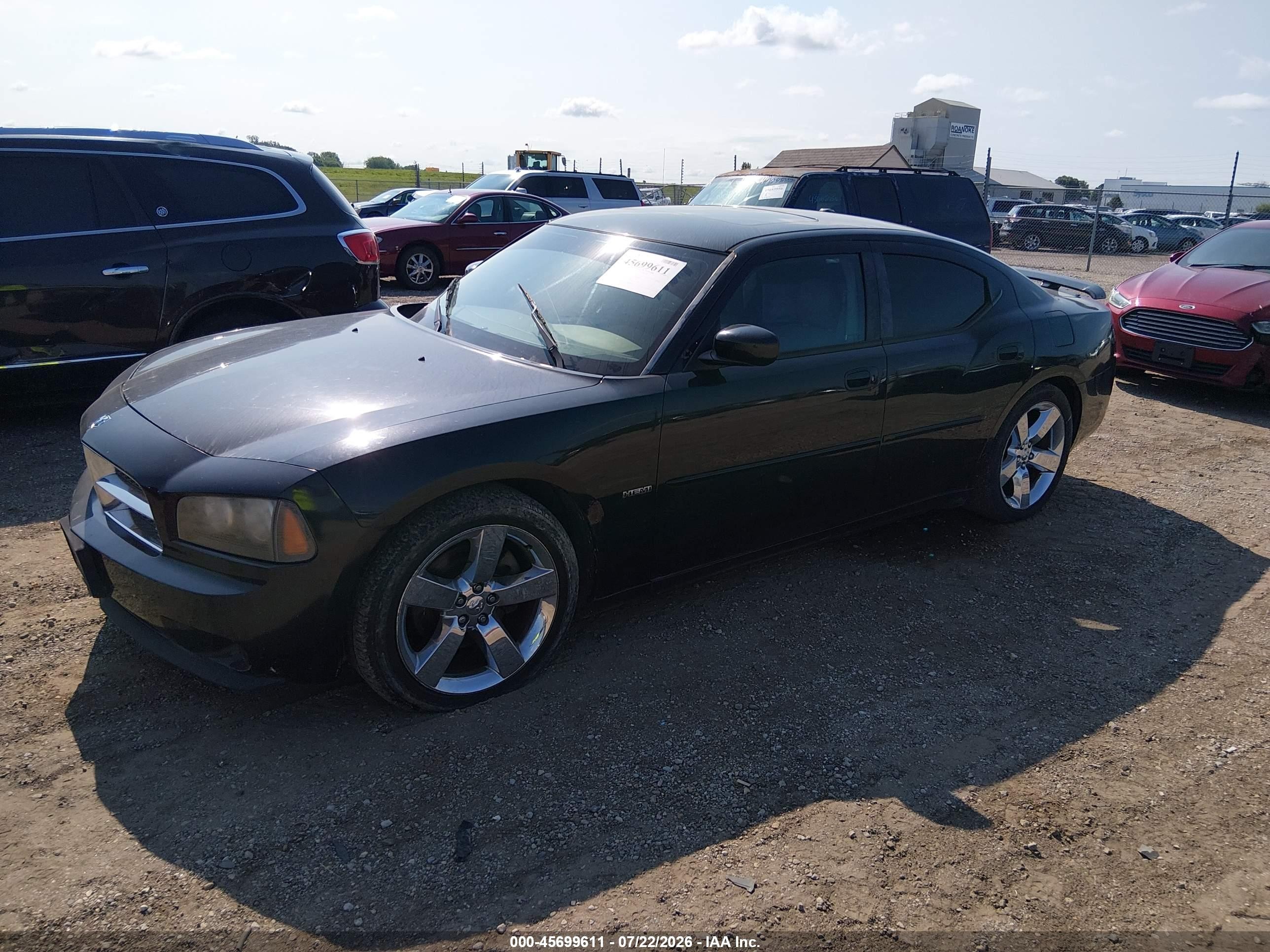 2006 Dodge Charger Rt Black vin: 2B3KA53H46H530174