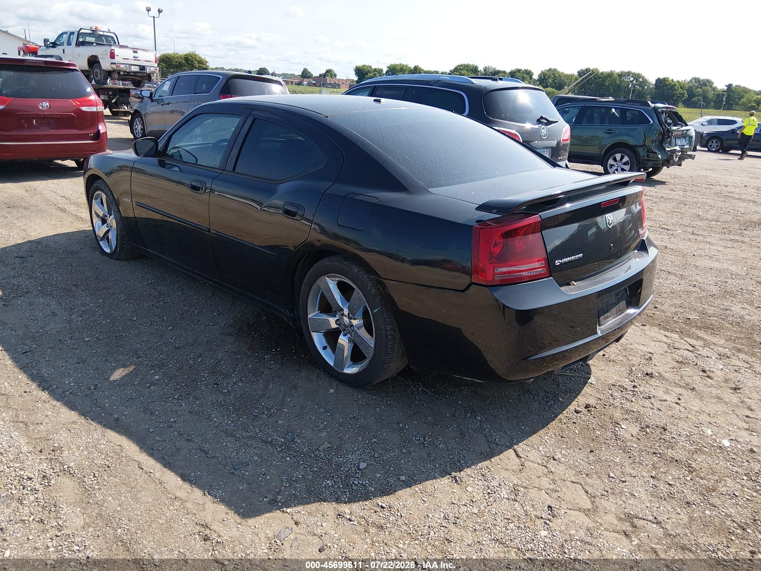2006 Dodge Charger Rt Black vin: 2B3KA53H46H530174