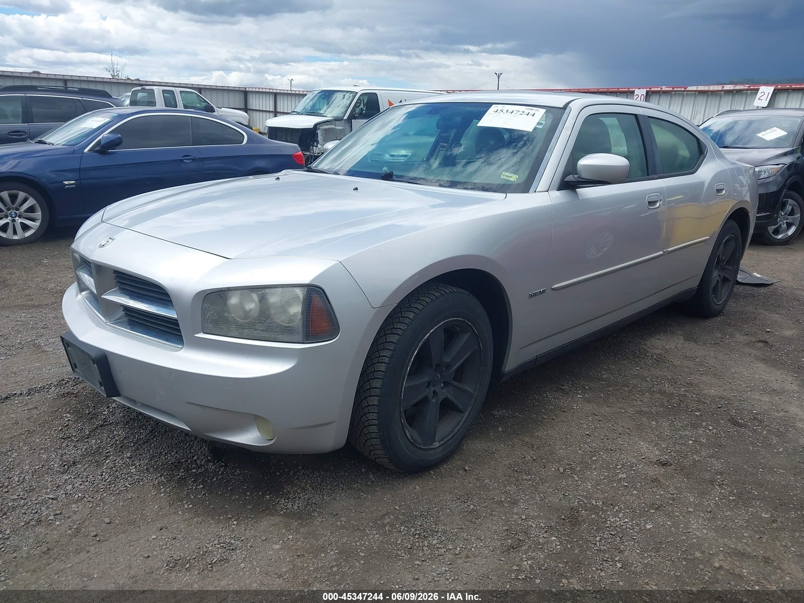 2007 Dodge Charger Rt Silver vin: 2B3KA53H47H878526
