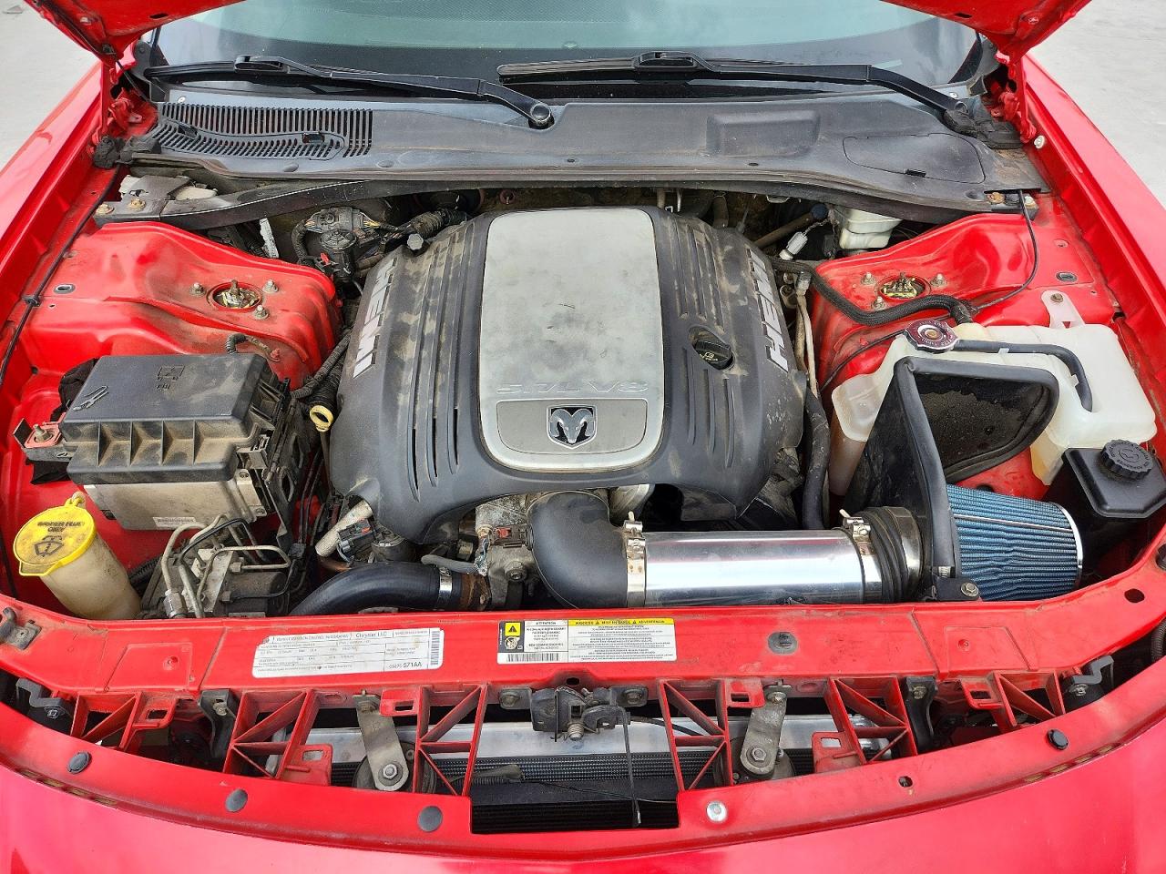 2007 Dodge Charger R Red vin: 2B3KA53H47H880129