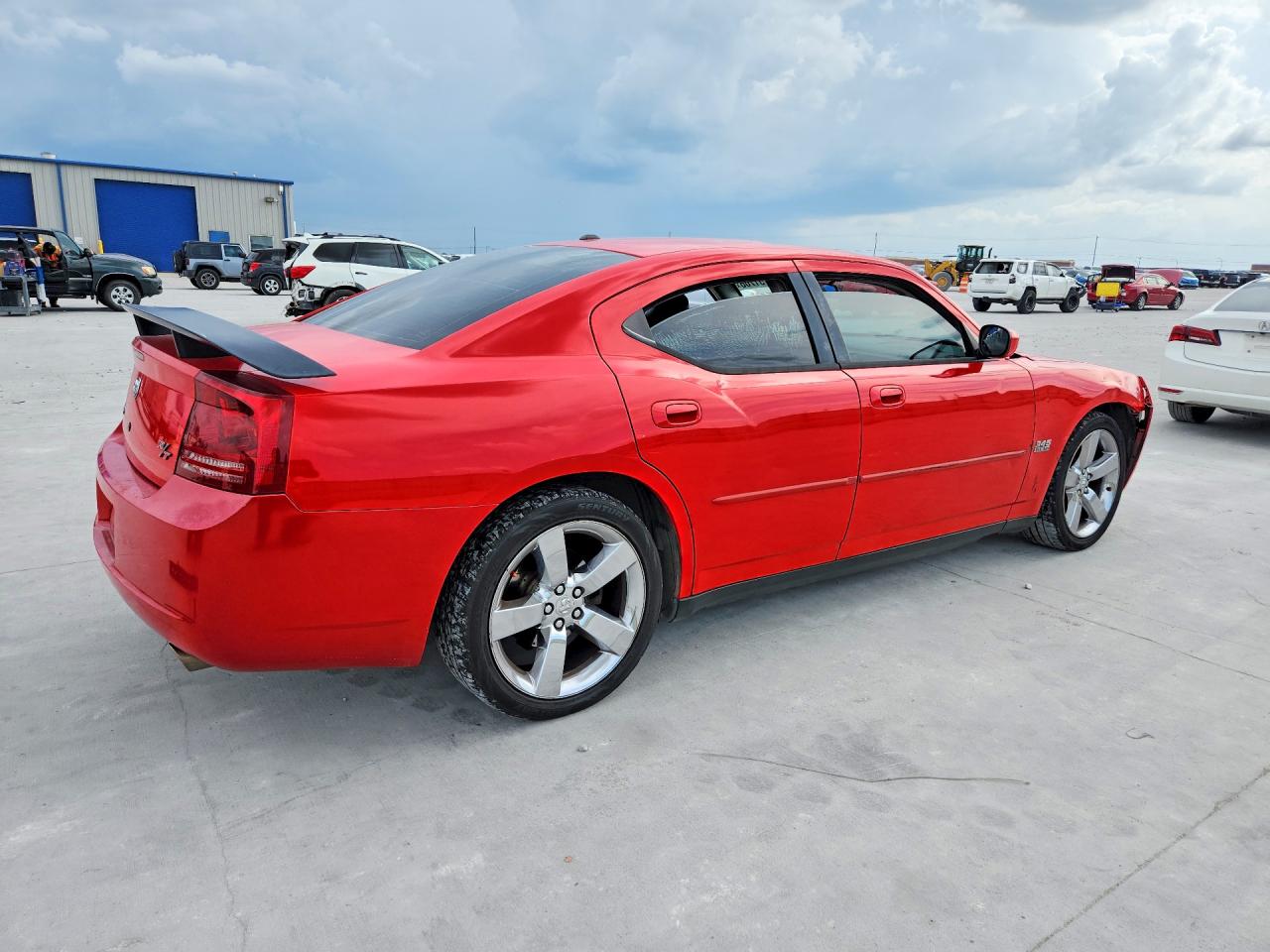 2007 Dodge Charger R Red vin: 2B3KA53H47H880129