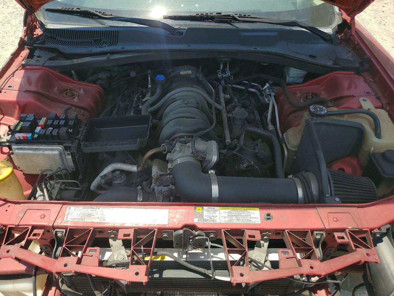2007 Dodge Charger R Burgundy vin: 2B3KA53H47H881684