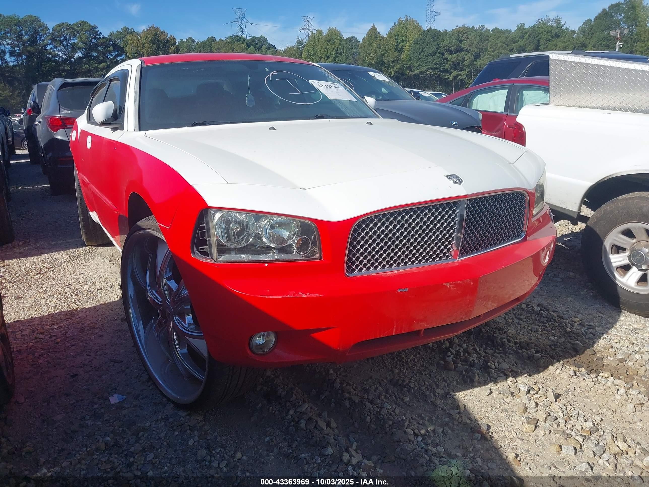 2006 Dodge Charger Rt Red vin: 2B3KA53H56H172826