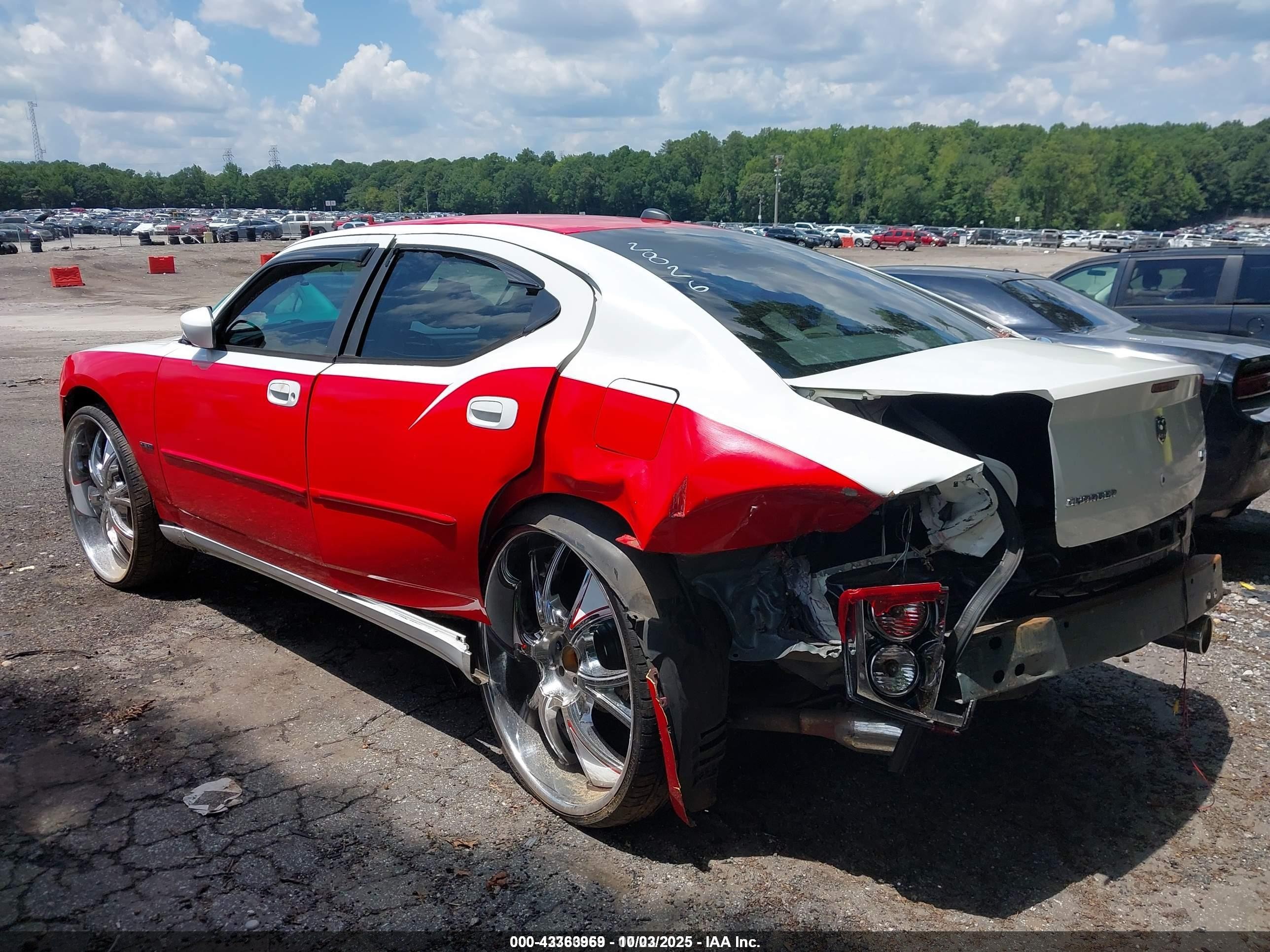 2006 Dodge Charger Rt Red vin: 2B3KA53H56H172826