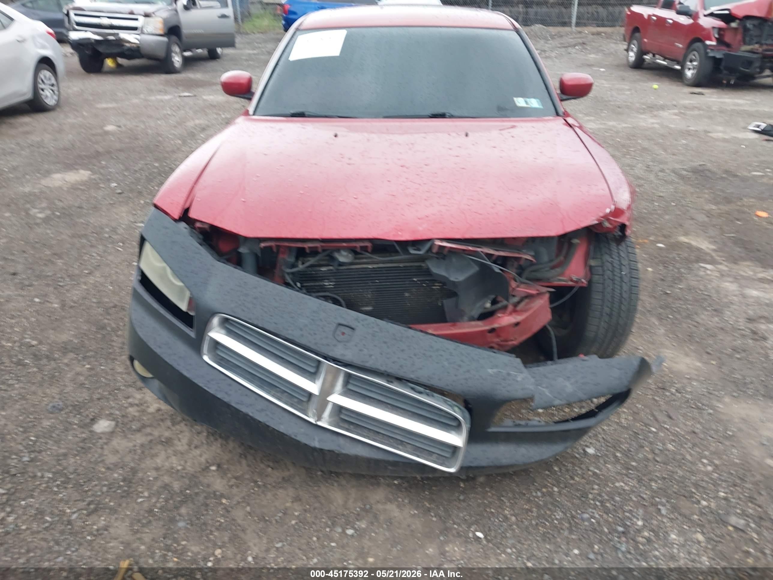 2006 Dodge Charger Rt Red vin: 2B3KA53H56H174415