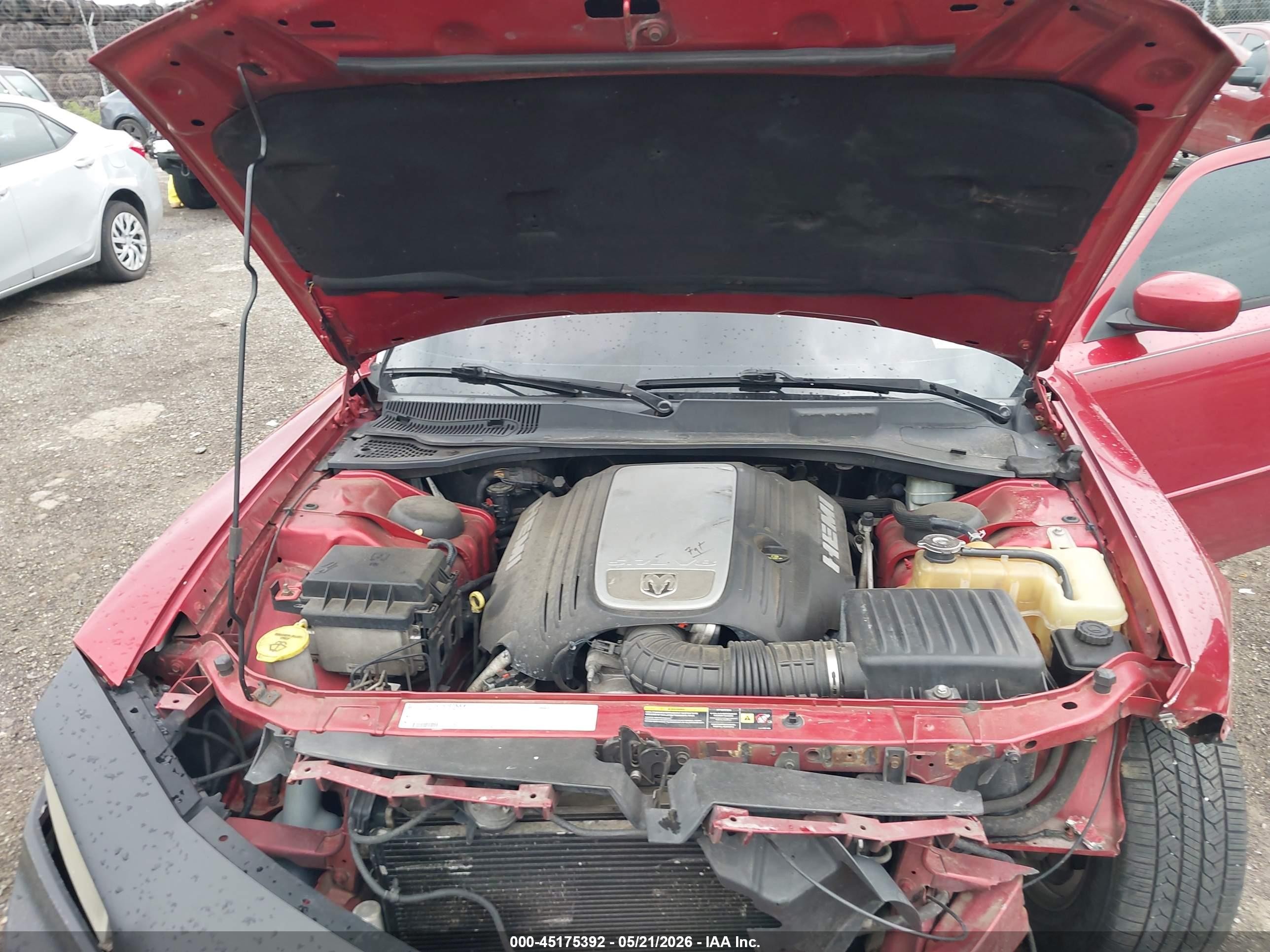 2006 Dodge Charger Rt Red vin: 2B3KA53H56H174415