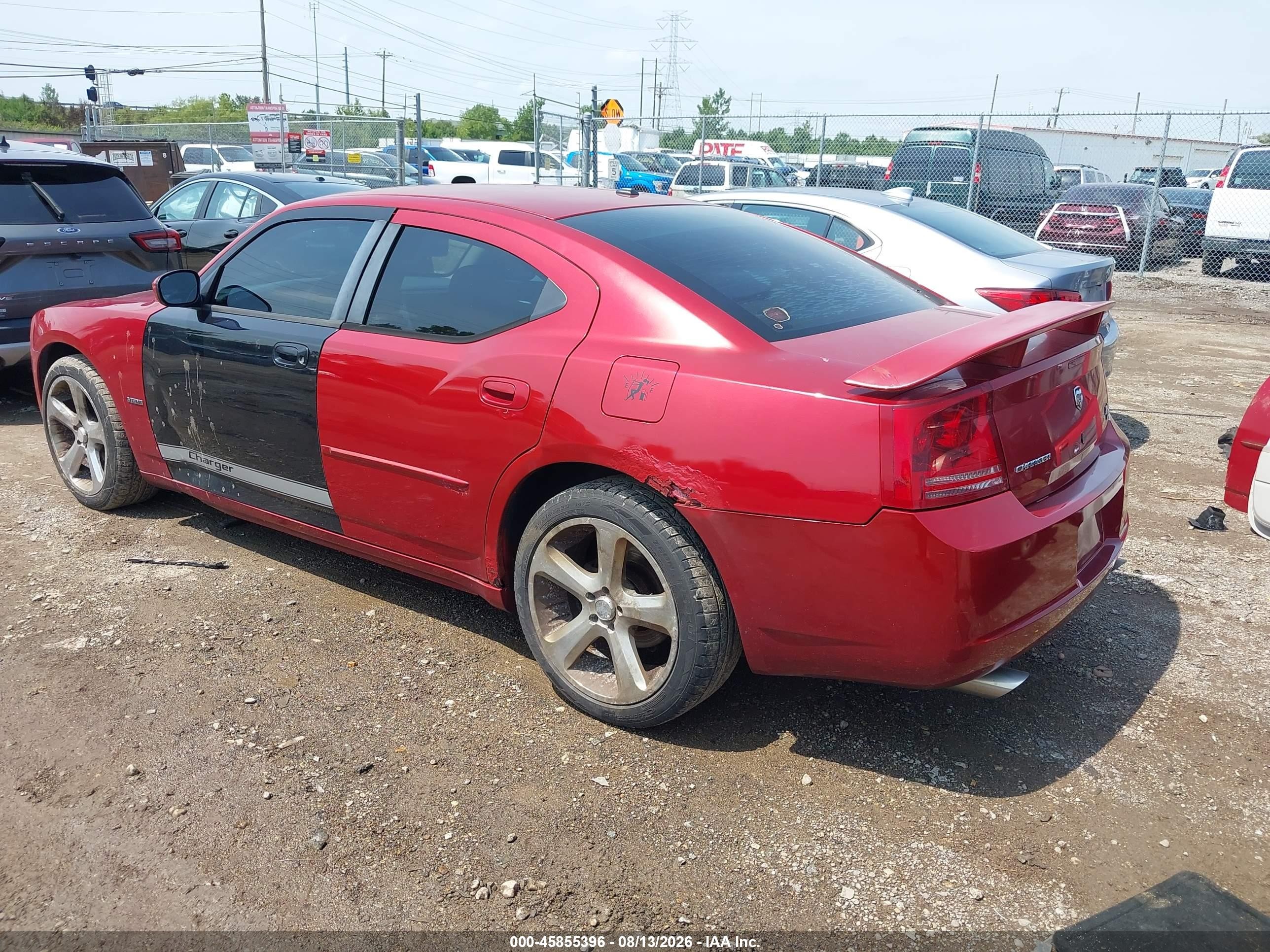 2007 Dodge Charger Rt Red vin: 2B3KA53H57H616952