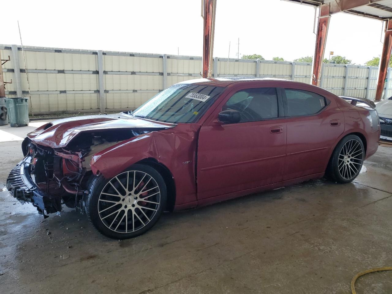 2007 Dodge Charger R Red vin: 2B3KA53H57H819050