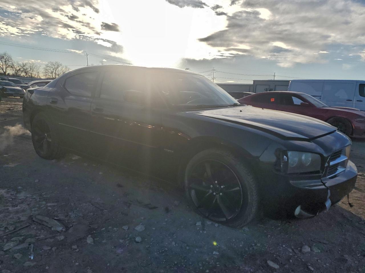 2007 Dodge Charger R/t Черный vin: 2B3KA53H57H839153