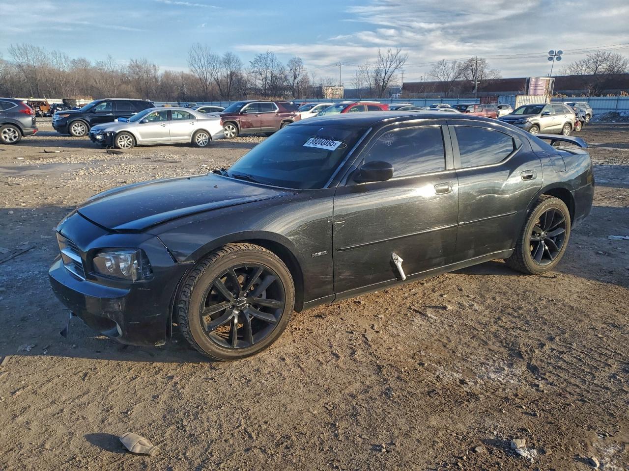 2007 Dodge Charger R/t Черный vin: 2B3KA53H57H839153