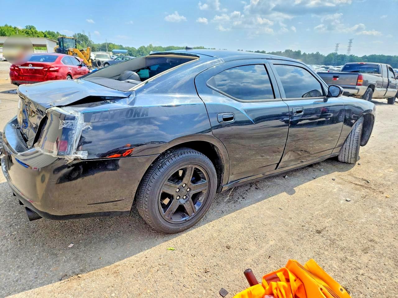 2008 Dodge Charger R/t Black vin: 2B3KA53H58H144642