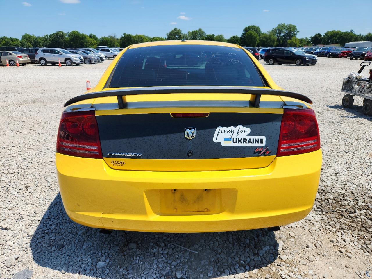 2006 Dodge Charger Daytona R/t Yellow vin: 2B3KA53H66H378740