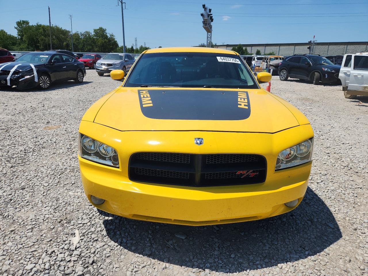 2006 Dodge Charger Daytona R/t Yellow vin: 2B3KA53H66H378740