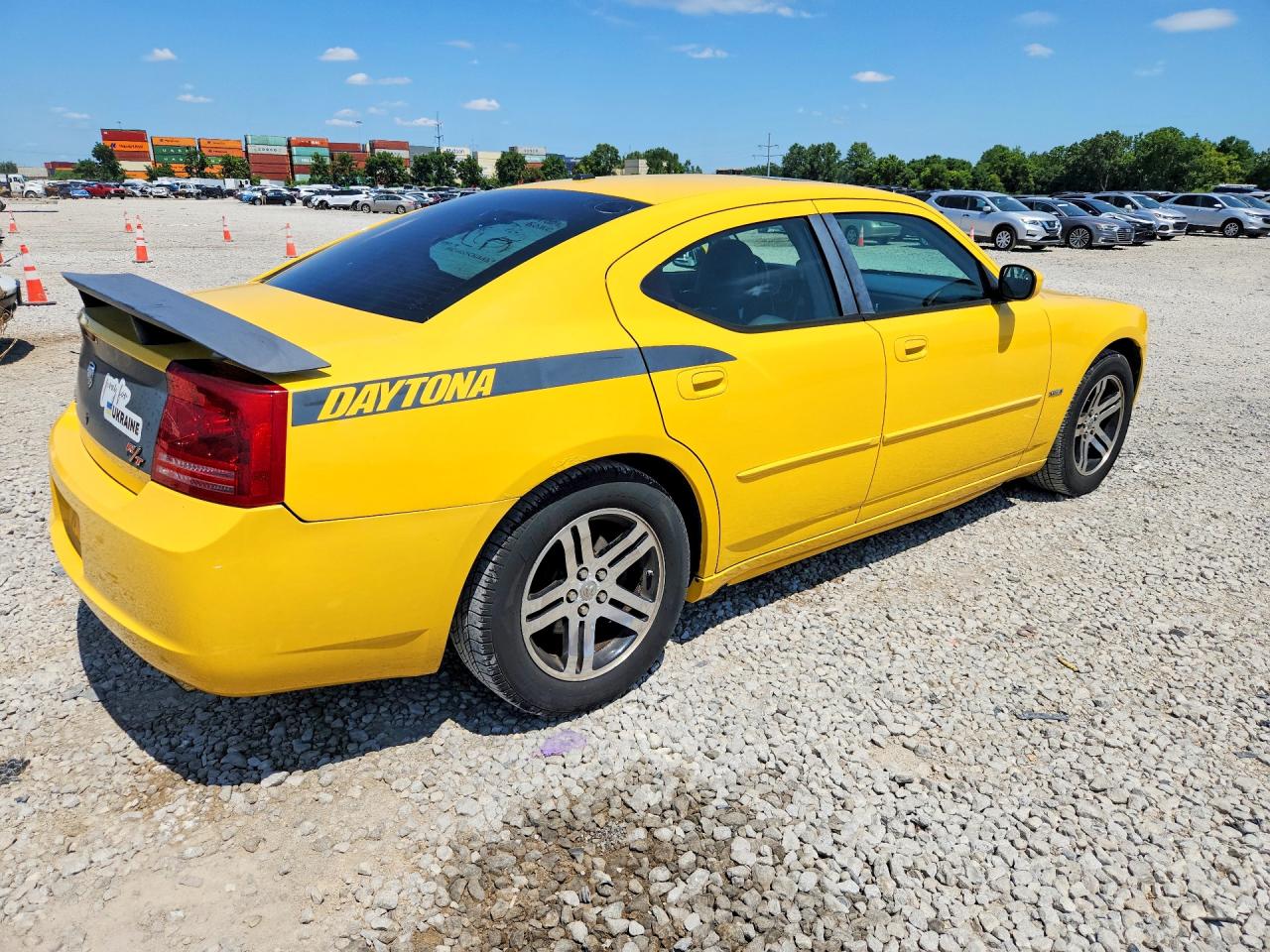 2006 Dodge Charger Daytona R/t Yellow vin: 2B3KA53H66H378740