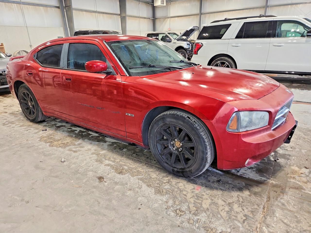 2006 Dodge Charger R Red vin: 2B3KA53H66H422669