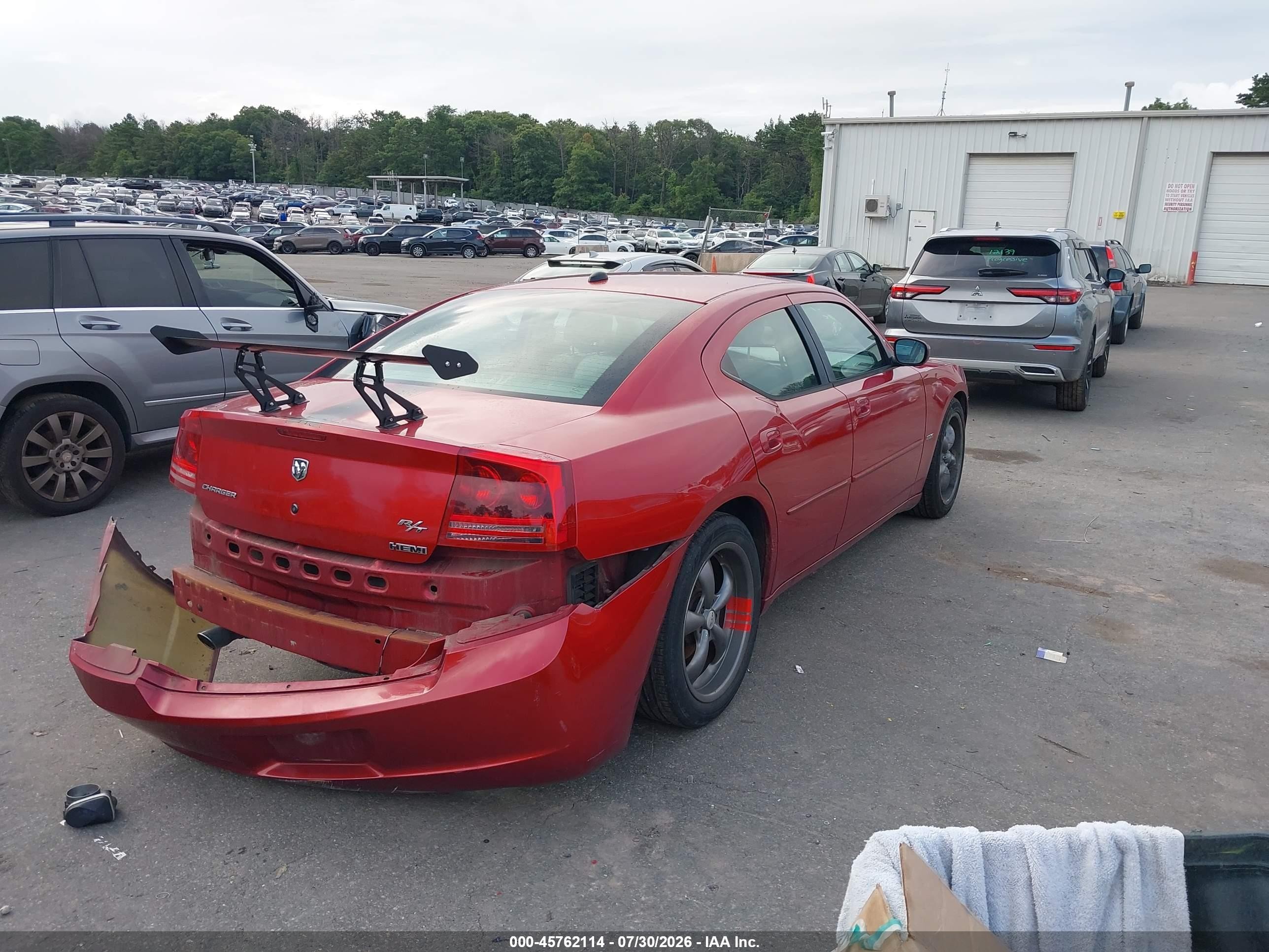 2006 Dodge Charger Rt Красный vin: 2B3KA53H76H136734