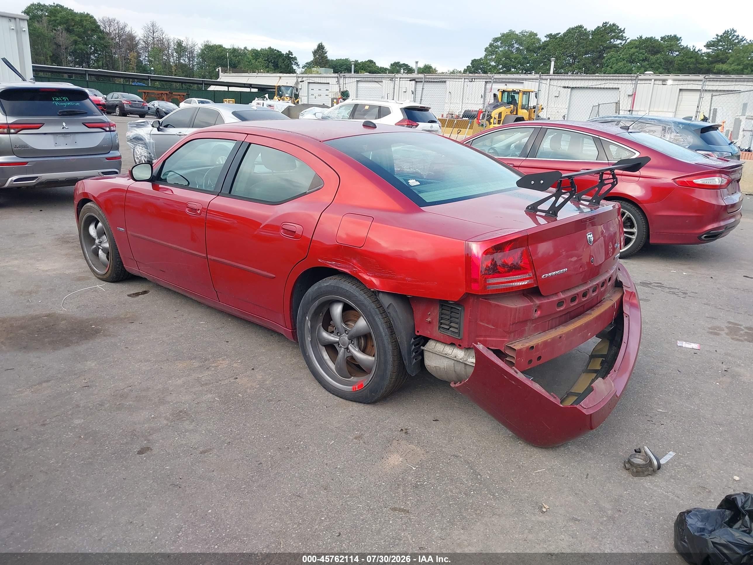 2006 Dodge Charger Rt Красный vin: 2B3KA53H76H136734