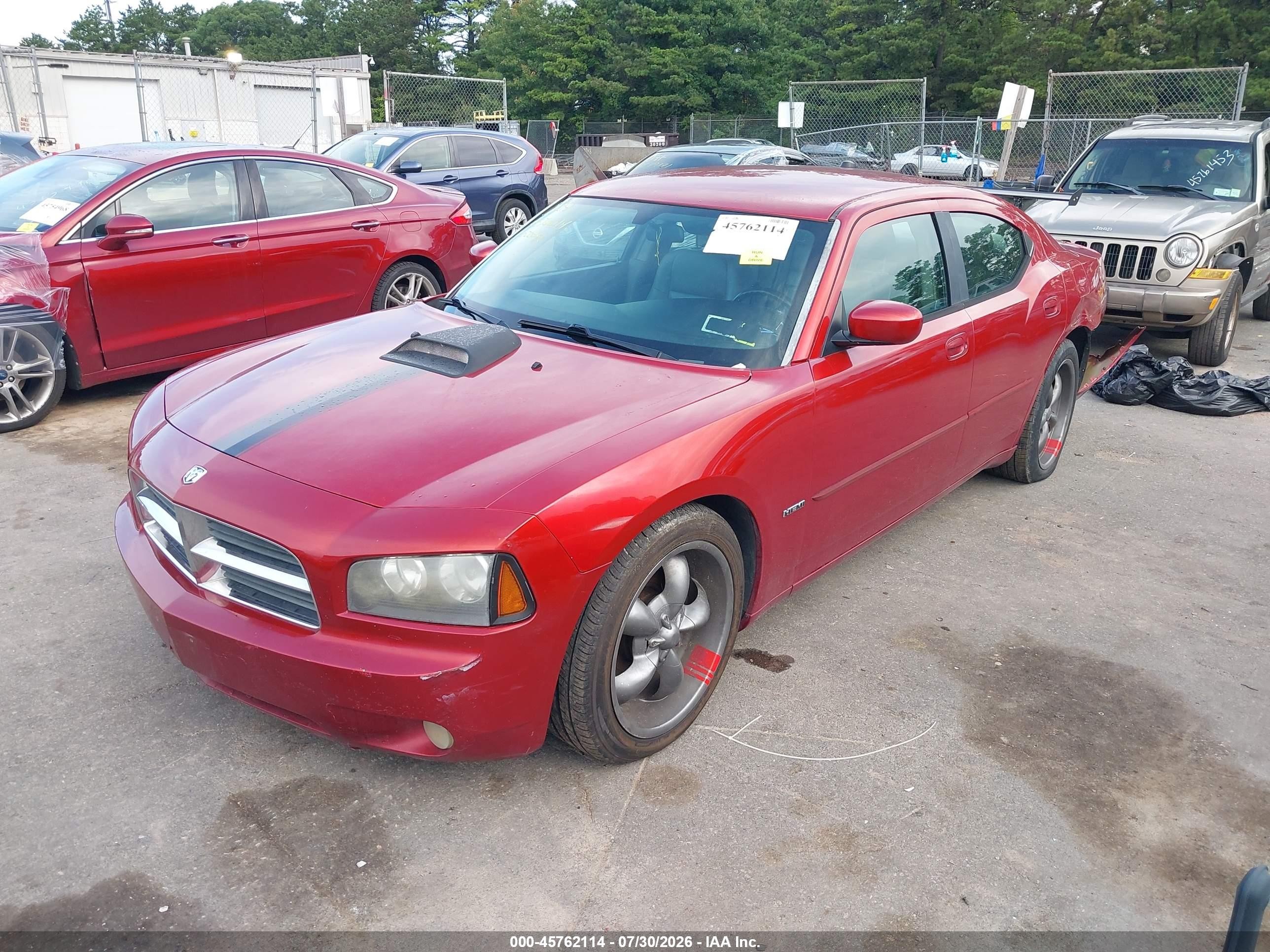2006 Dodge Charger Rt Красный vin: 2B3KA53H76H136734