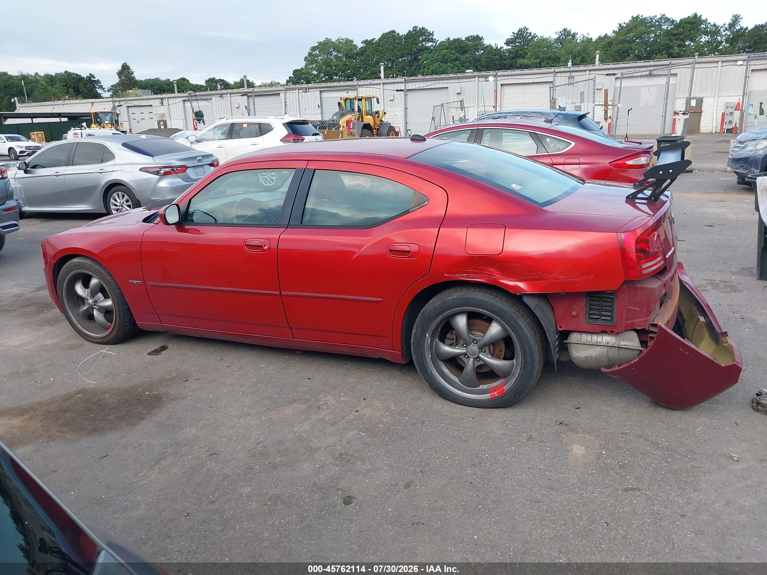 2006 Dodge Charger Rt Красный vin: 2B3KA53H76H136734