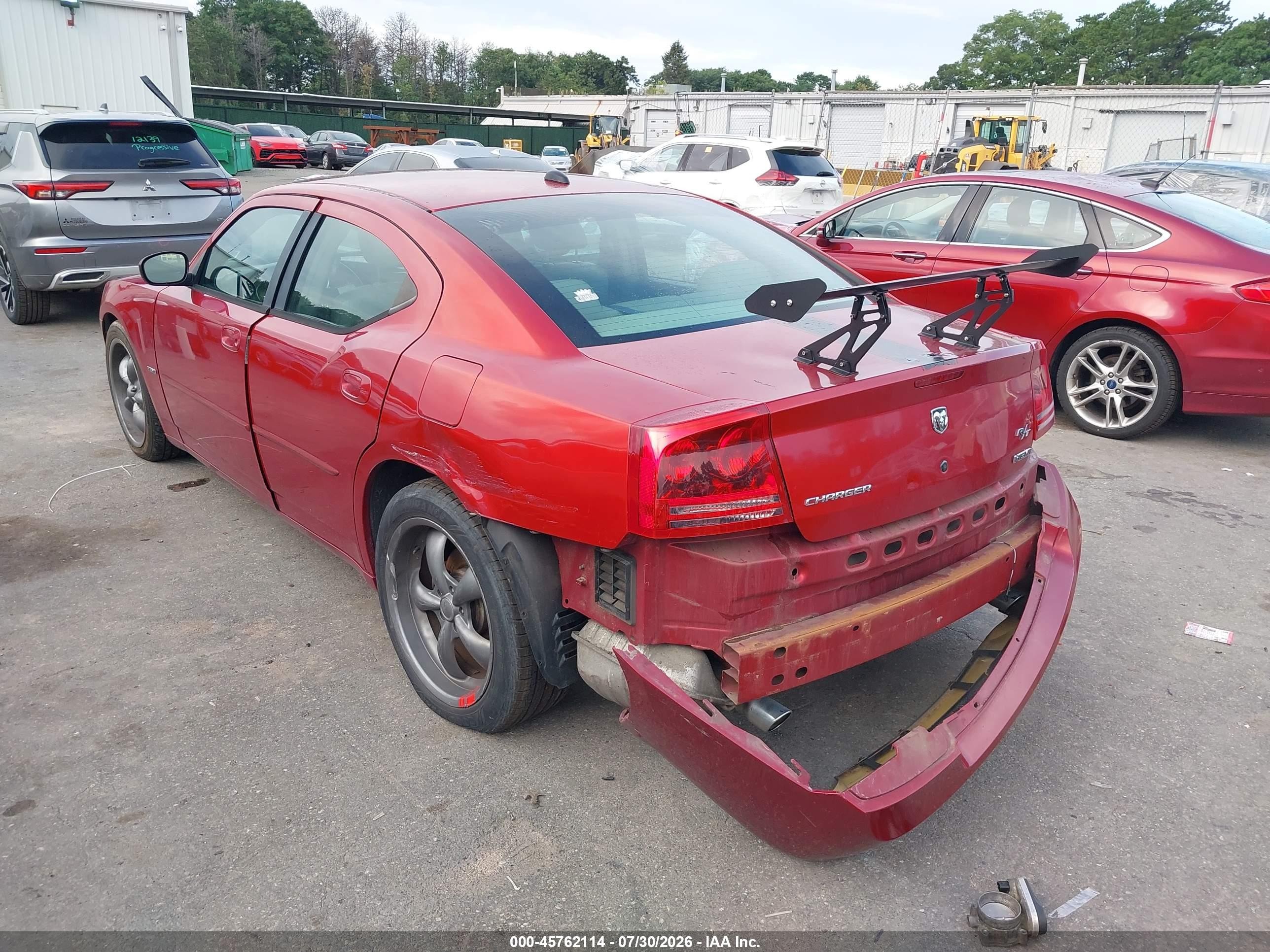 2006 Dodge Charger Rt Красный vin: 2B3KA53H76H136734