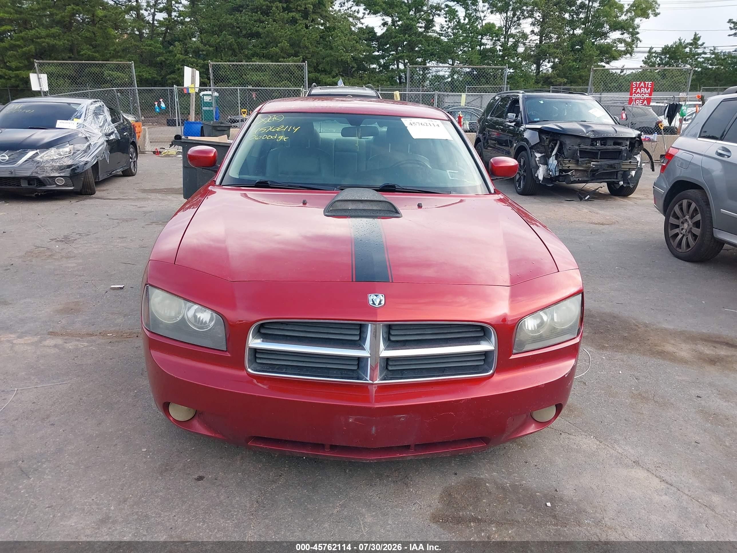 2006 Dodge Charger Rt Красный vin: 2B3KA53H76H136734
