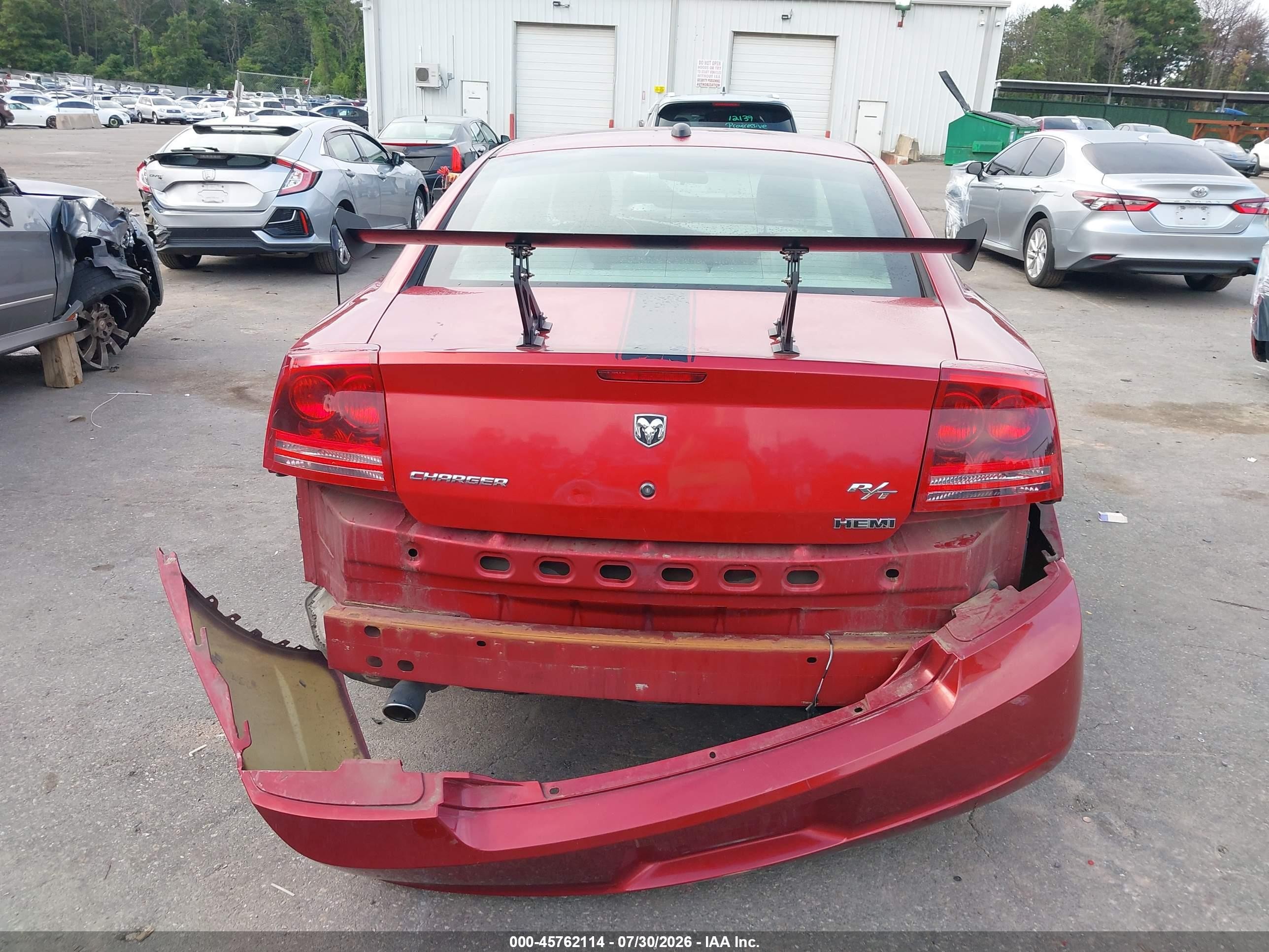 2006 Dodge Charger Rt Красный vin: 2B3KA53H76H136734