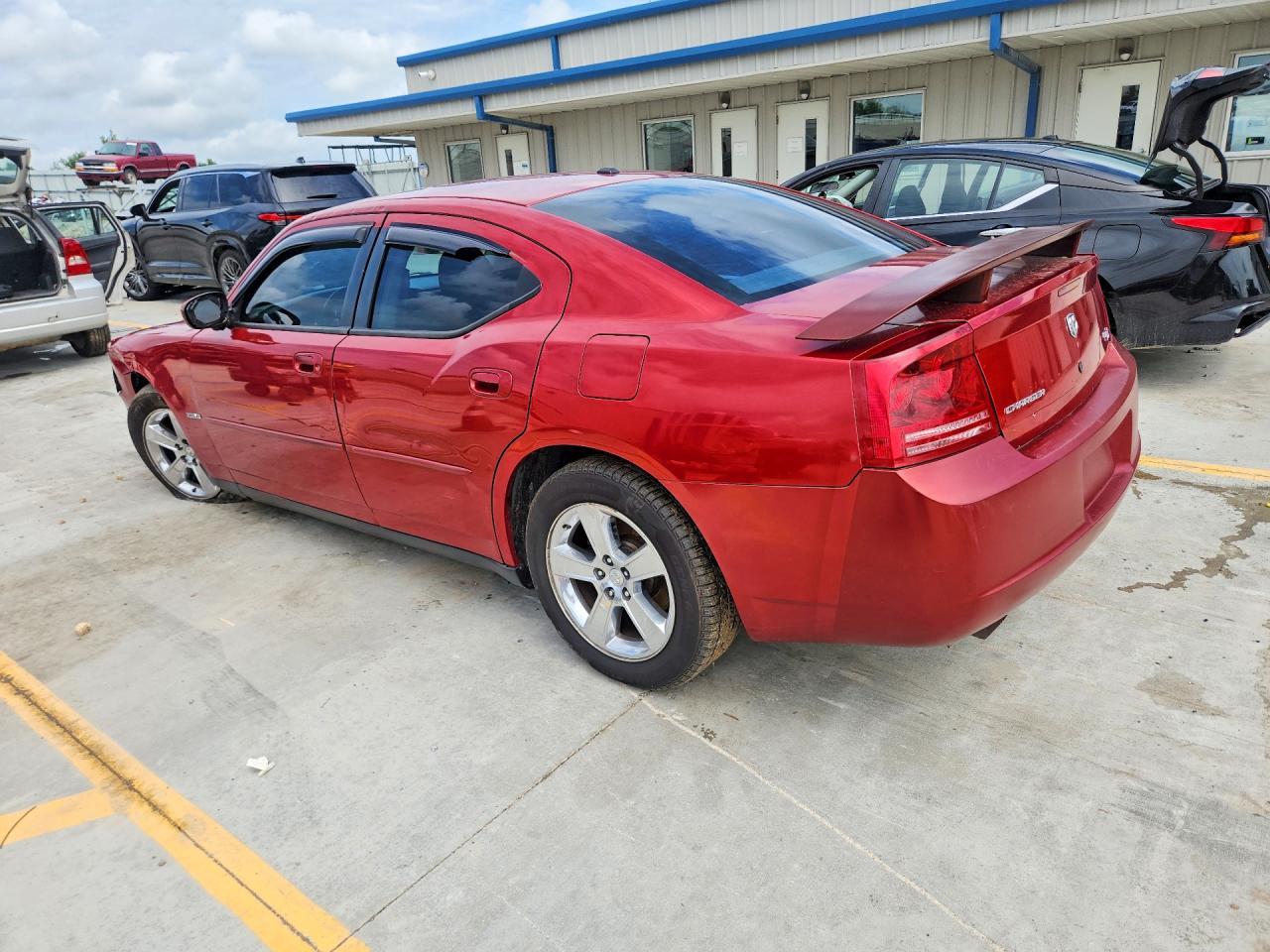 2007 Dodge Charger R/t Red vin: 2B3KA53H77H878505