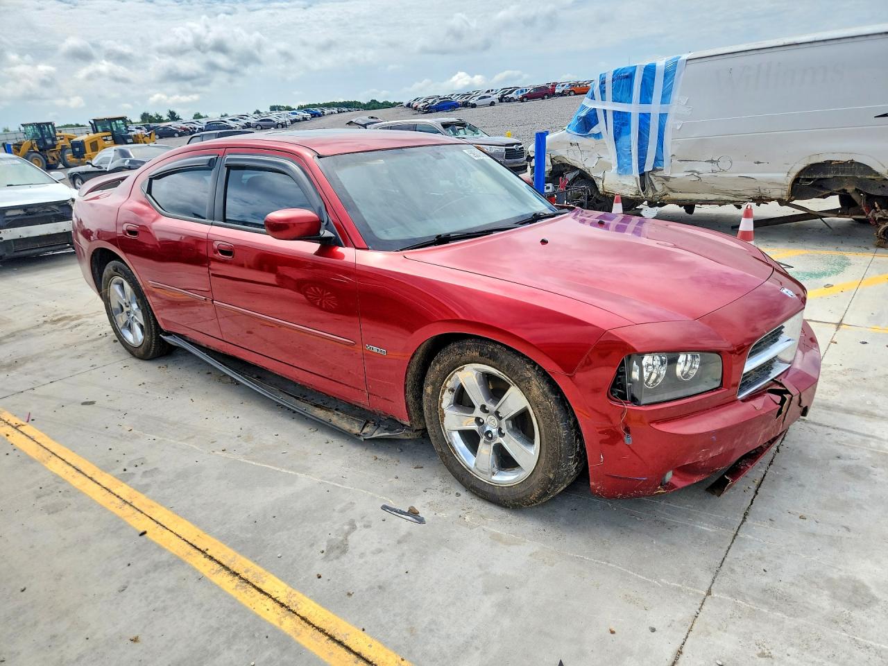 2007 Dodge Charger R/t Red vin: 2B3KA53H77H878505