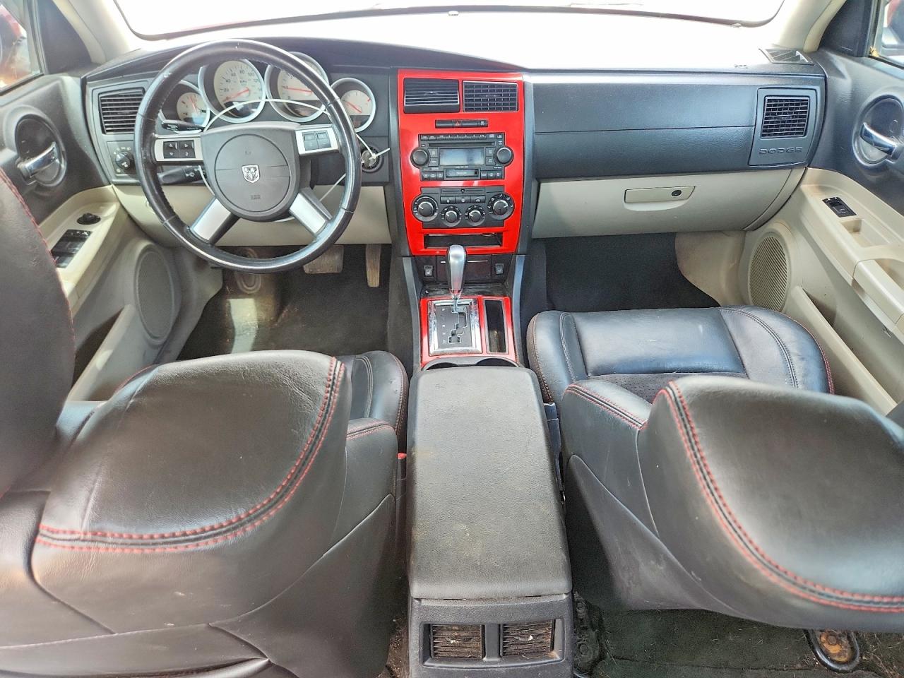2007 Dodge Charger R/t Red vin: 2B3KA53H77H878505