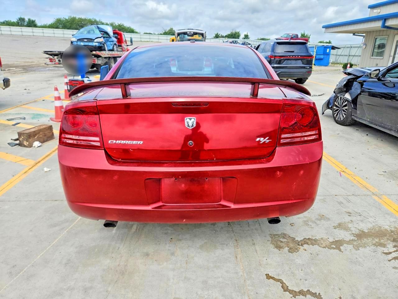 2007 Dodge Charger R/t Red vin: 2B3KA53H77H878505