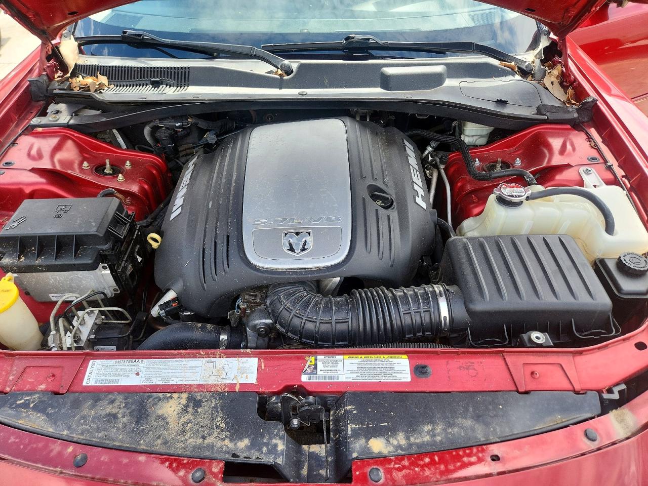 2007 Dodge Charger R/t Red vin: 2B3KA53H77H878505