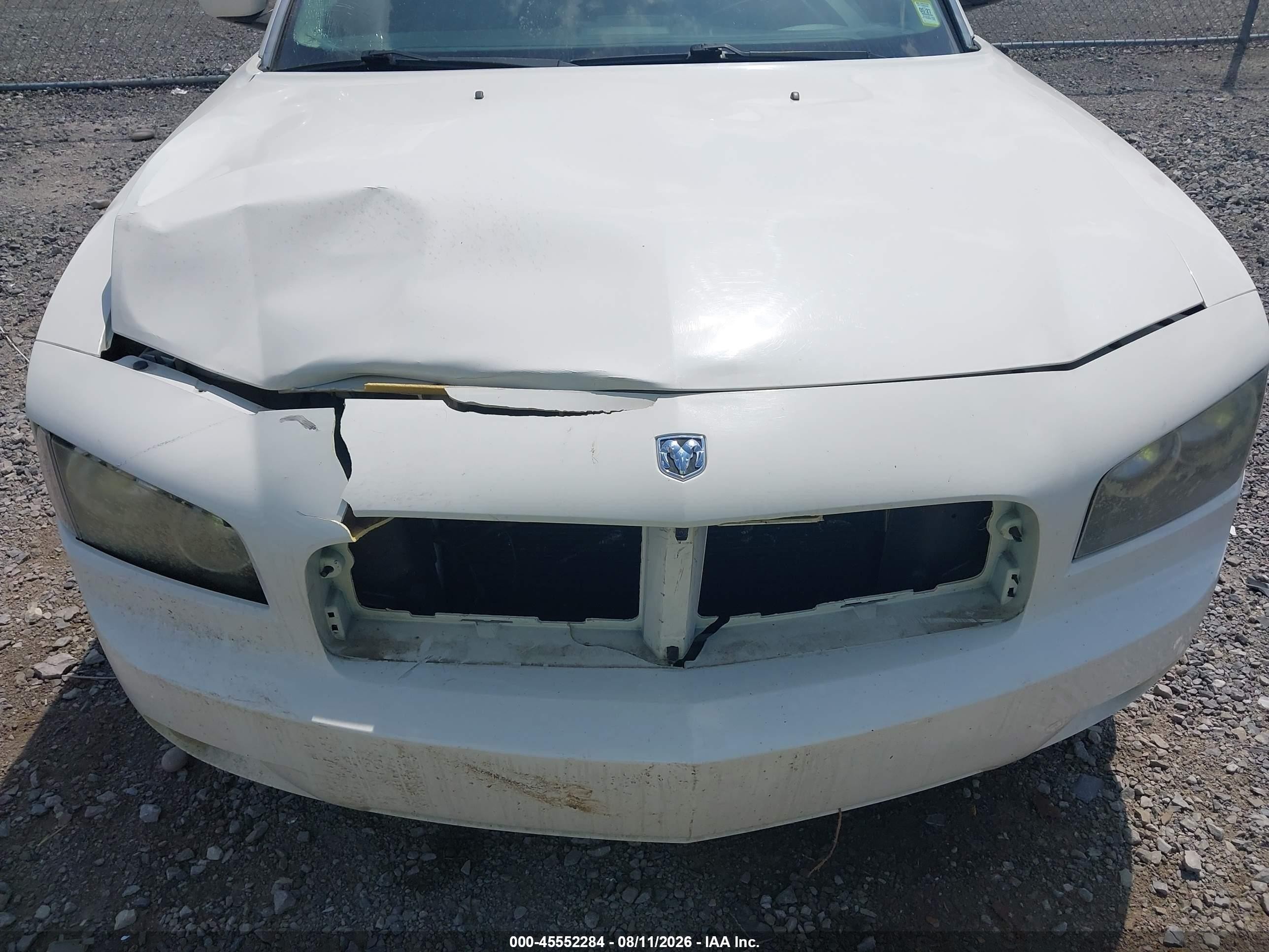 2008 Dodge Charger R/t White vin: 2B3KA53H78H124408