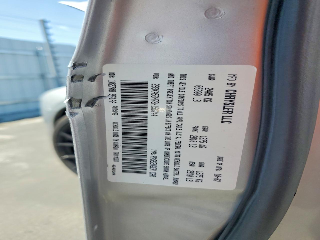 2008 Dodge Charger R/t Silver vin: 2B3KA53H78H156744