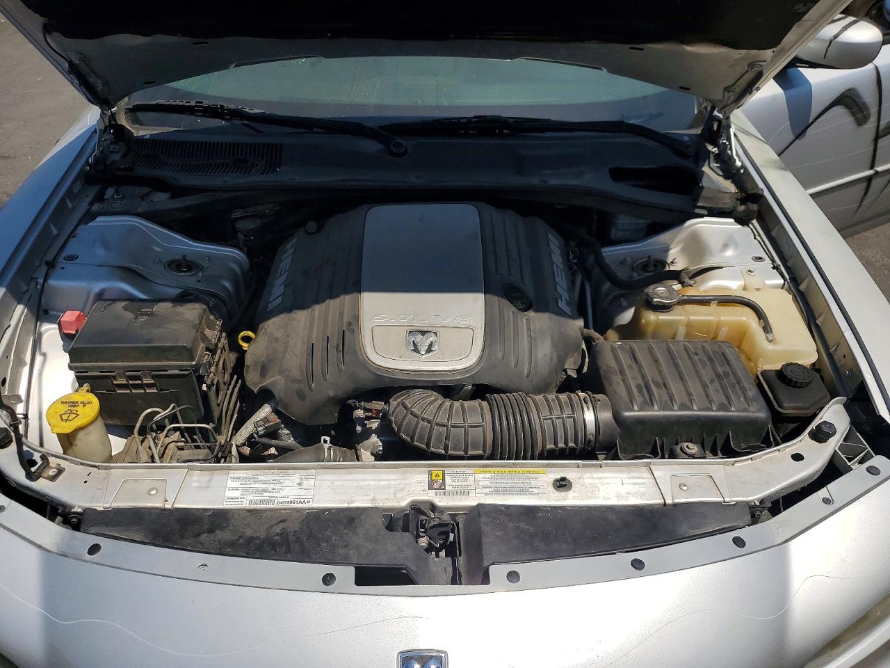2008 Dodge Charger R/t Silver vin: 2B3KA53H78H156744